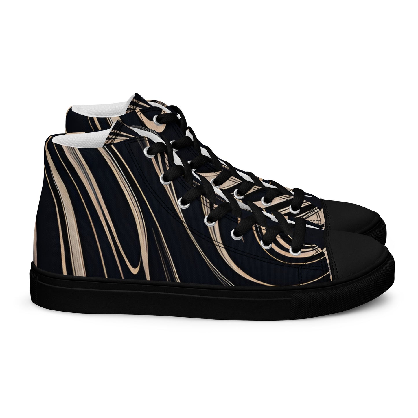 Men’s high top canvas shoes