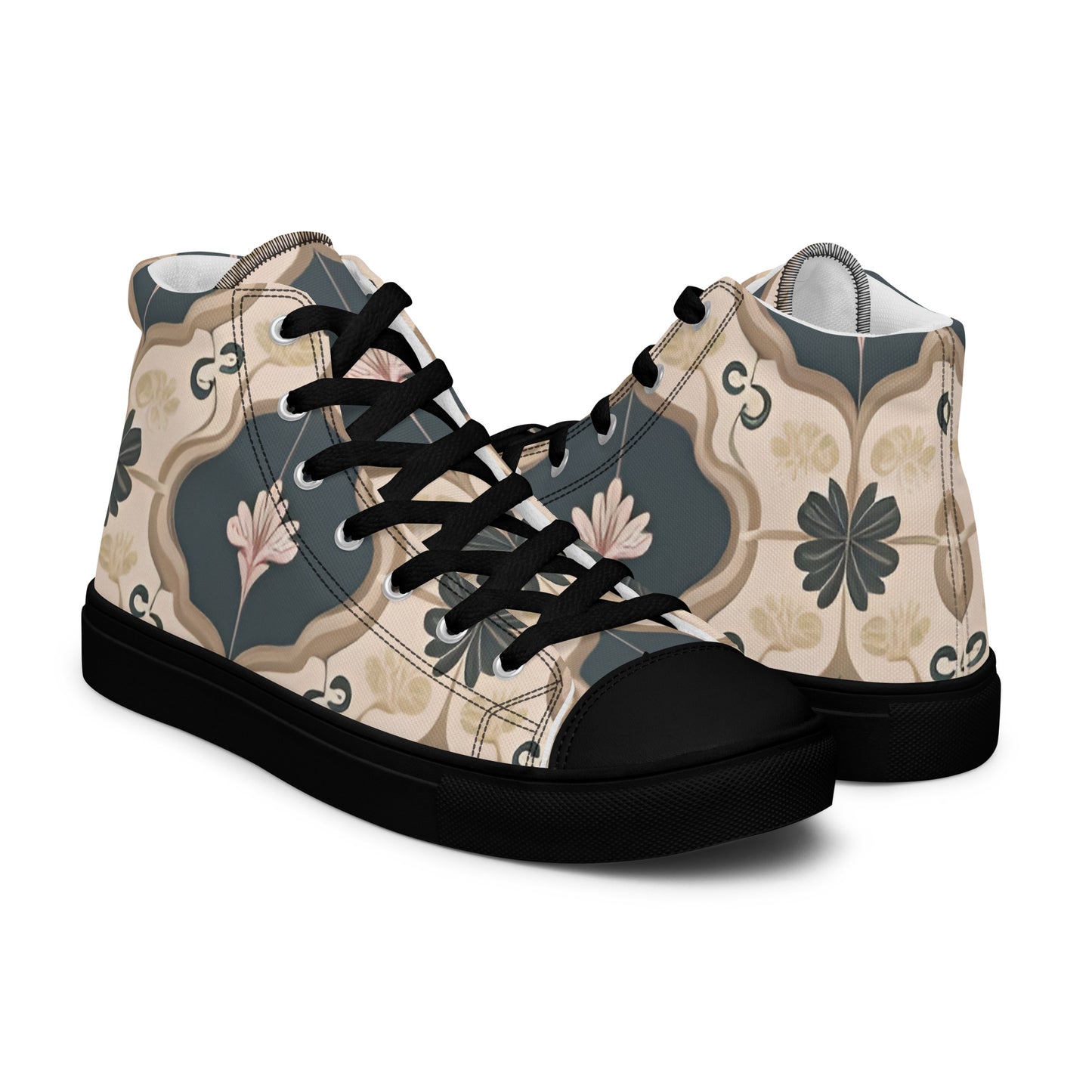 Men’s high top canvas shoes