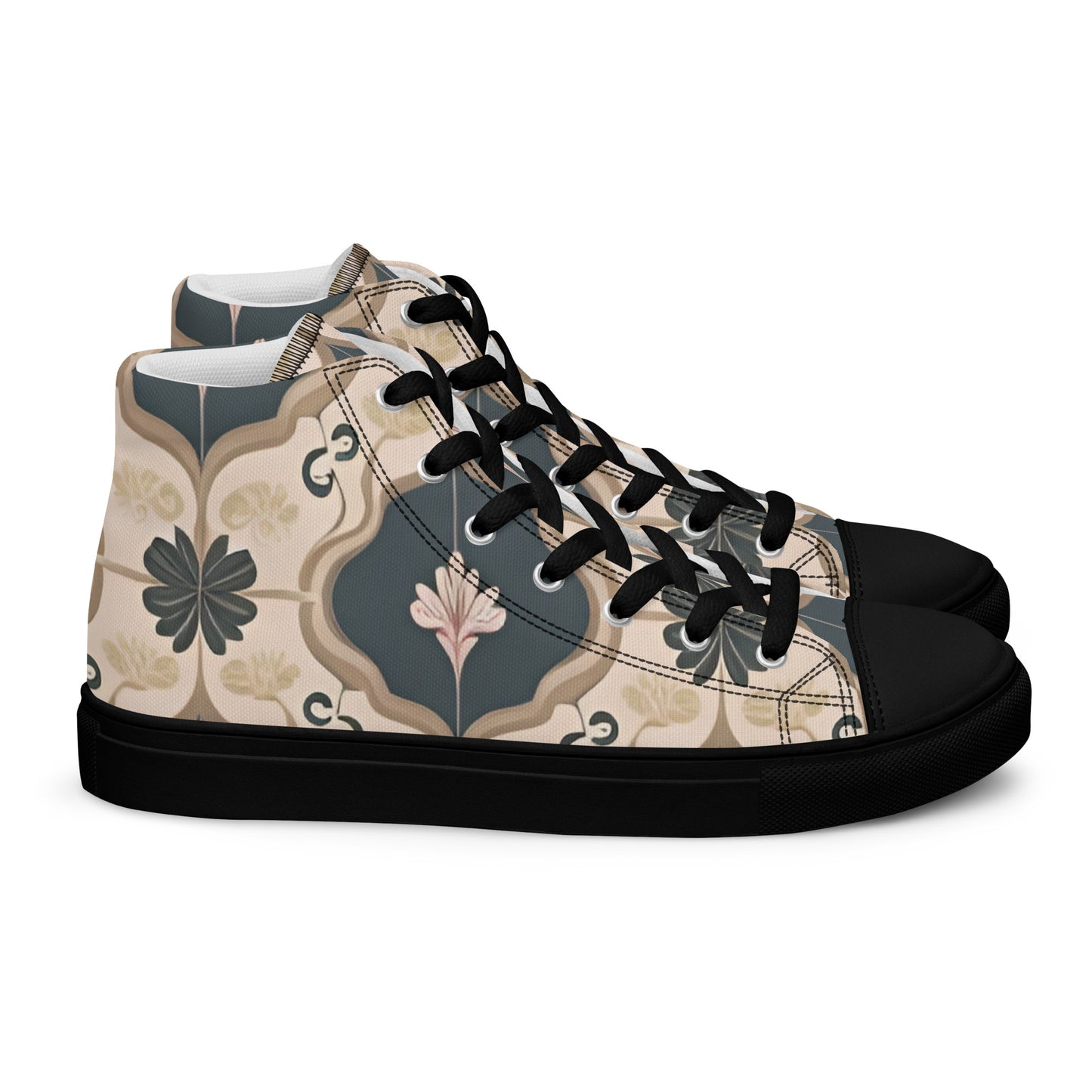 Men’s high top canvas shoes