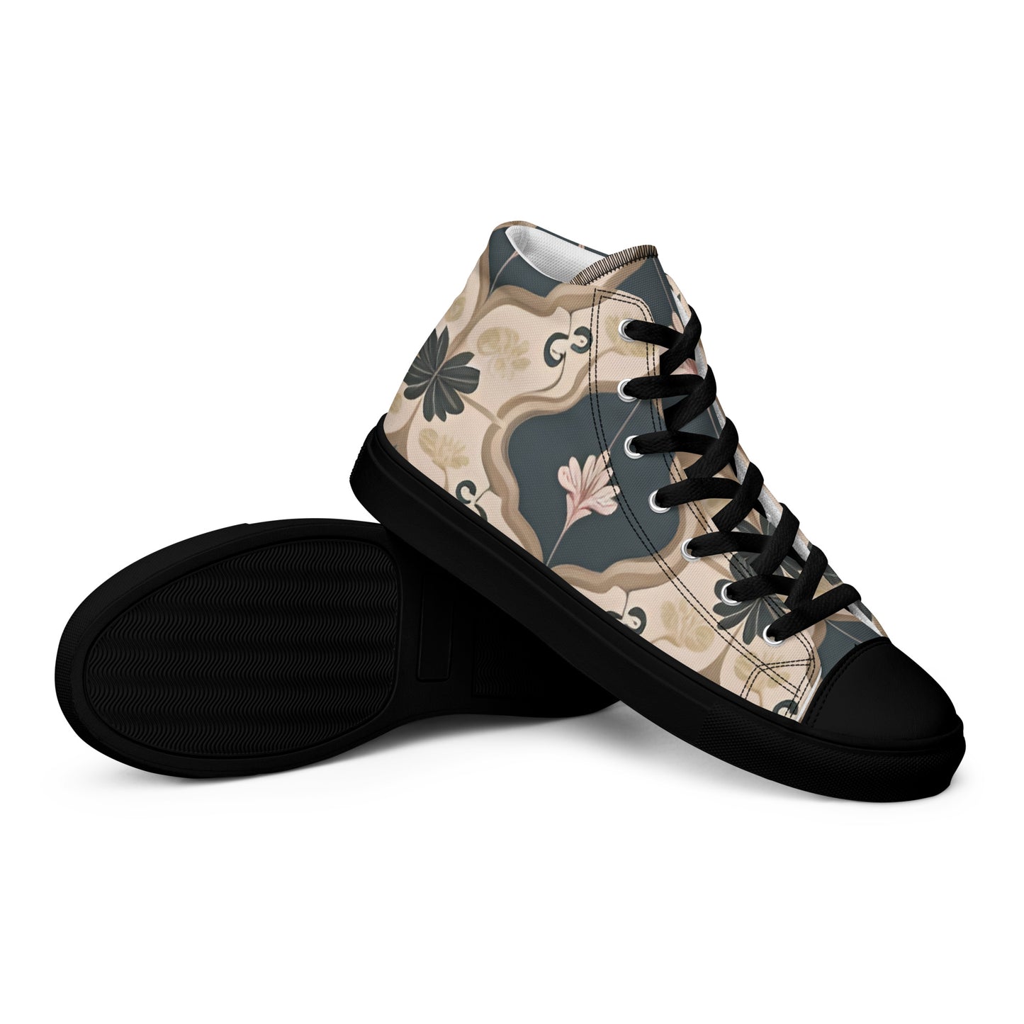 Men’s high top canvas shoes