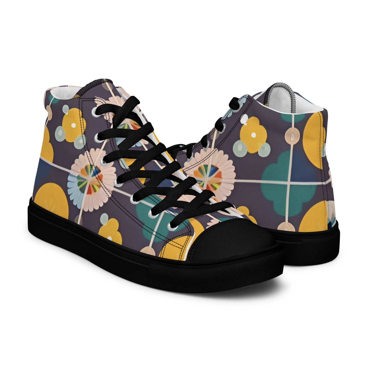 Men’s high top canvas shoes