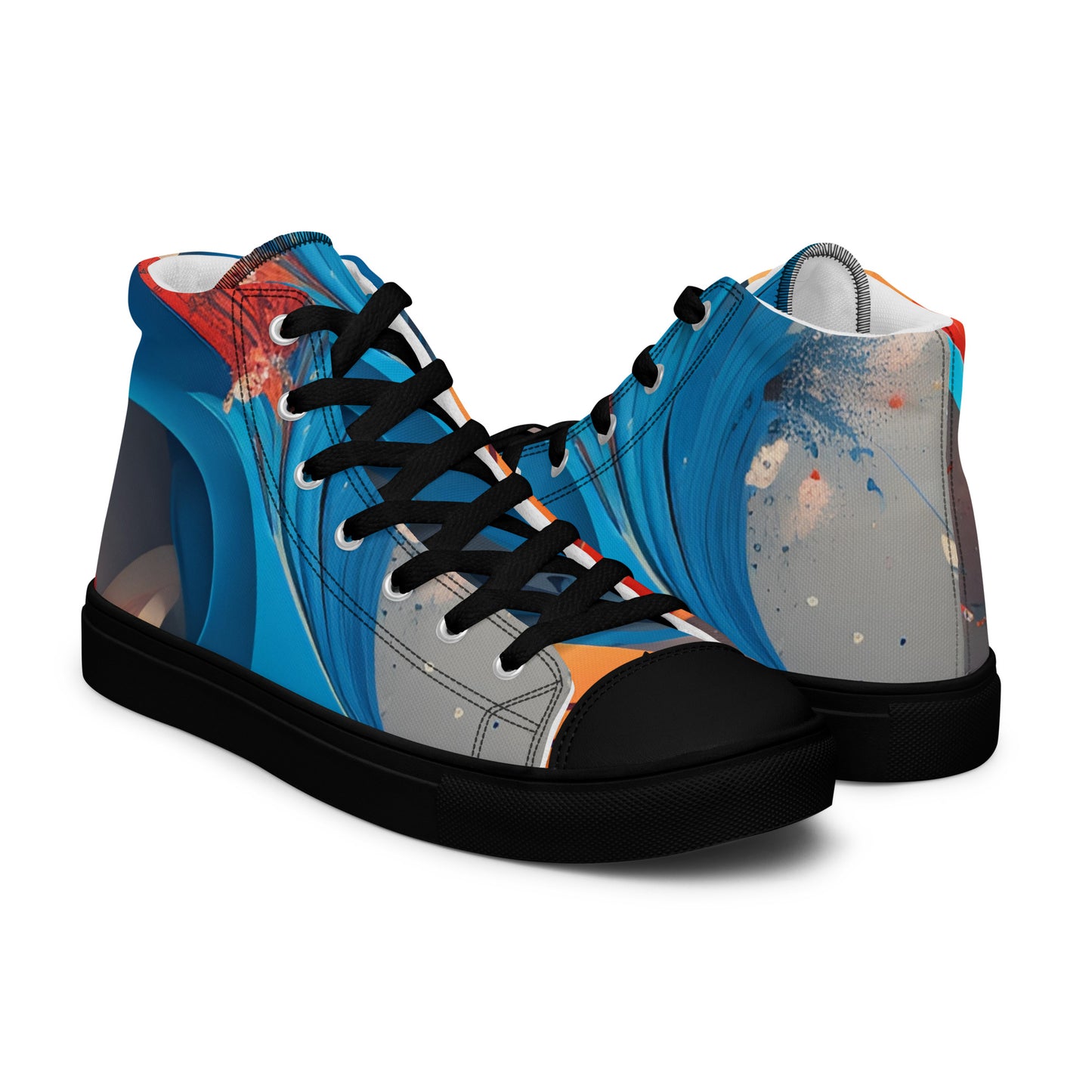 Men’s high top canvas shoes