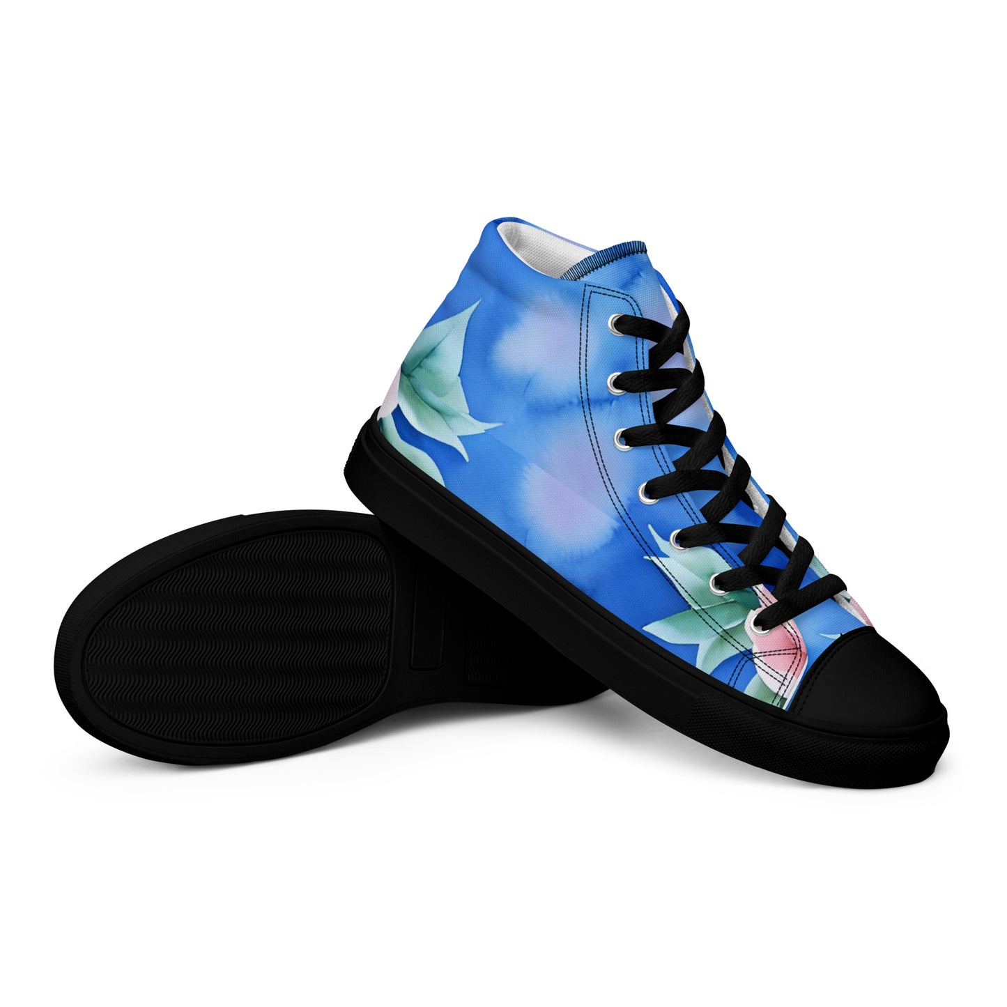 Men’s high top canvas shoes