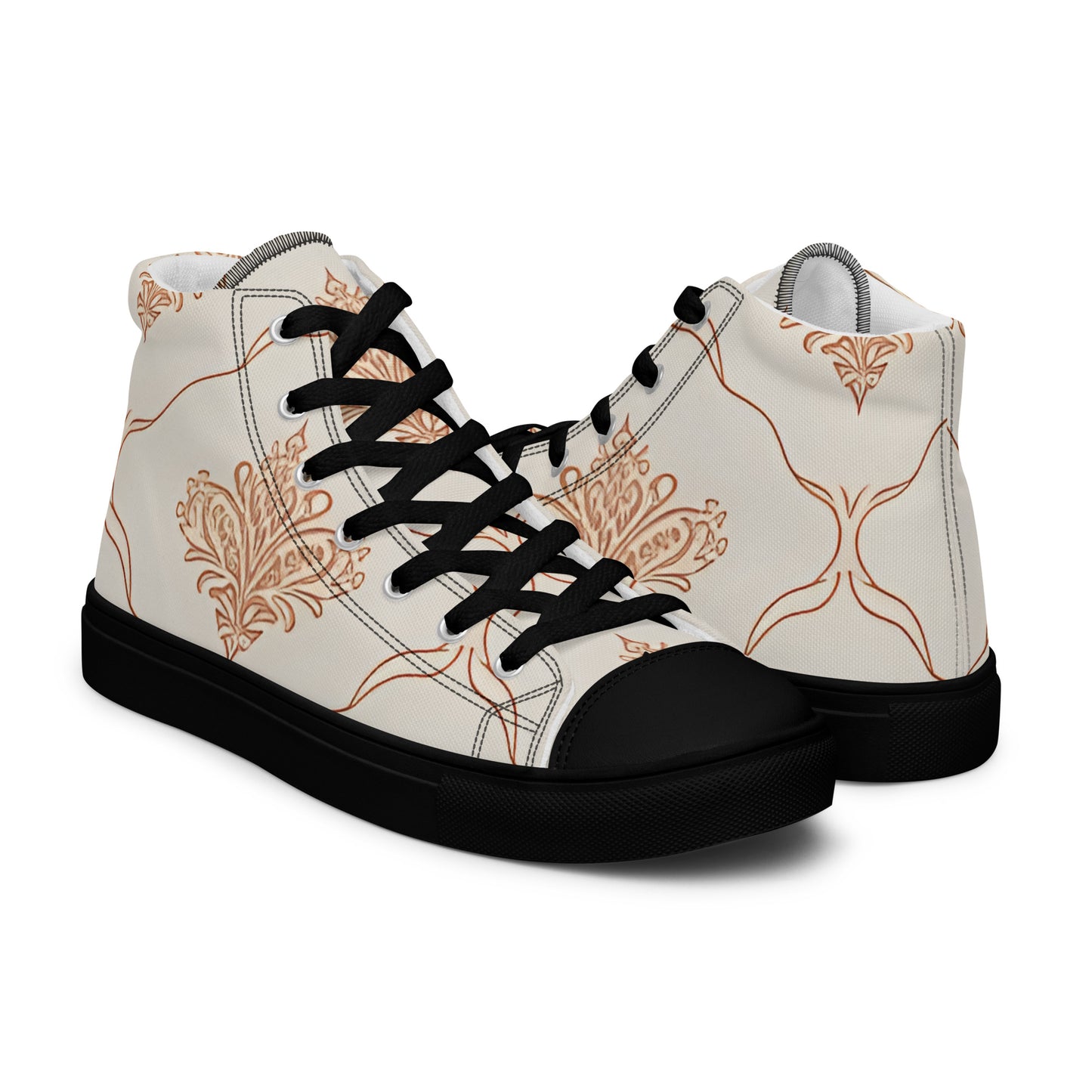 Men’s high top canvas shoes