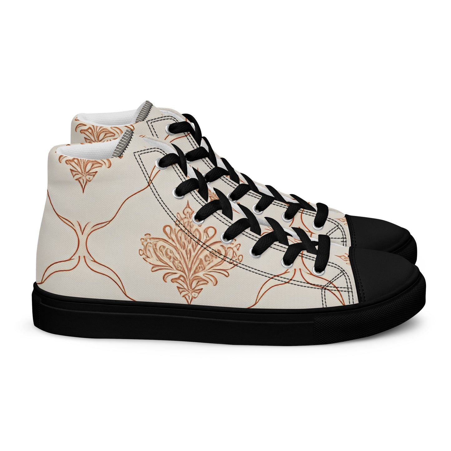 Men’s high top canvas shoes