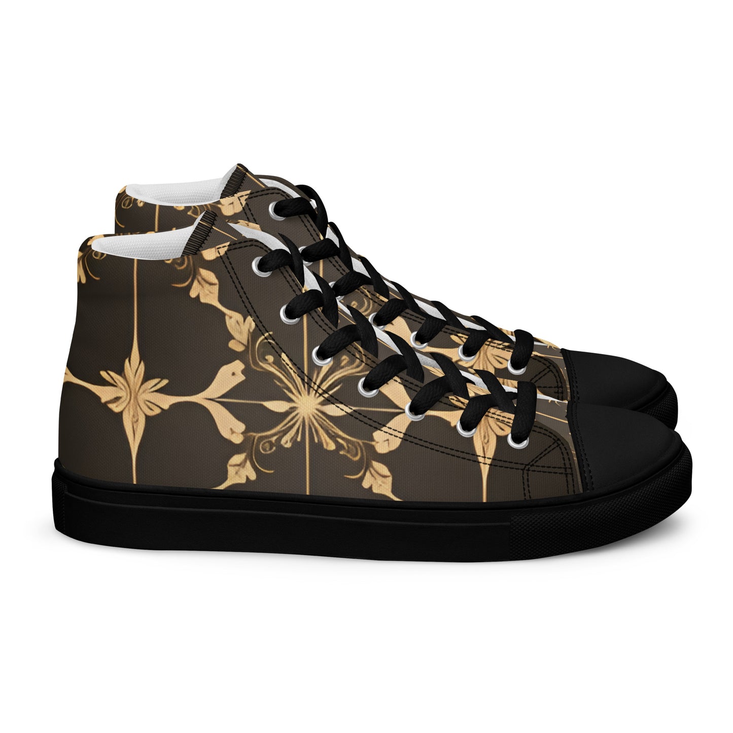 Men’s high top canvas shoes