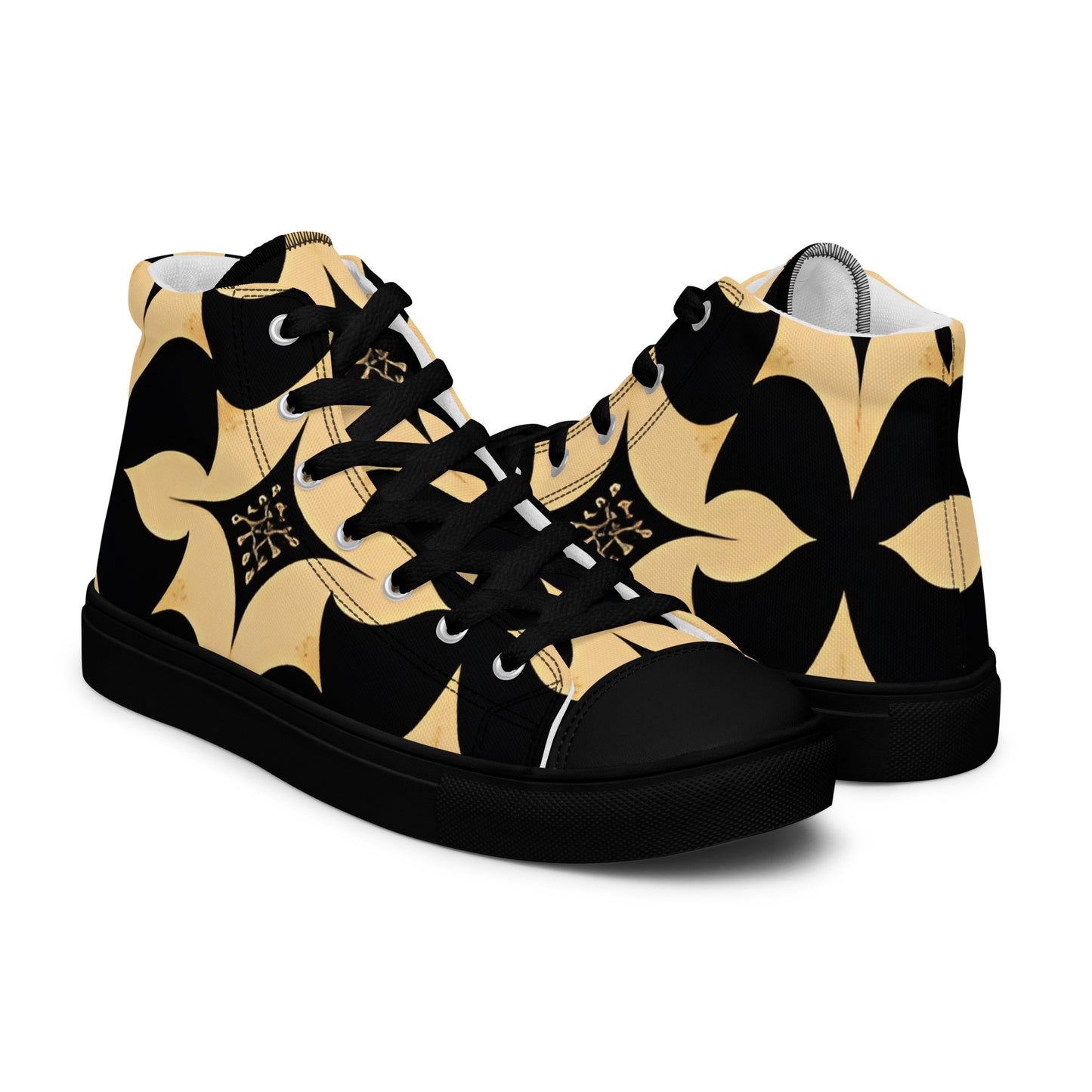 Men’s high top canvas shoes