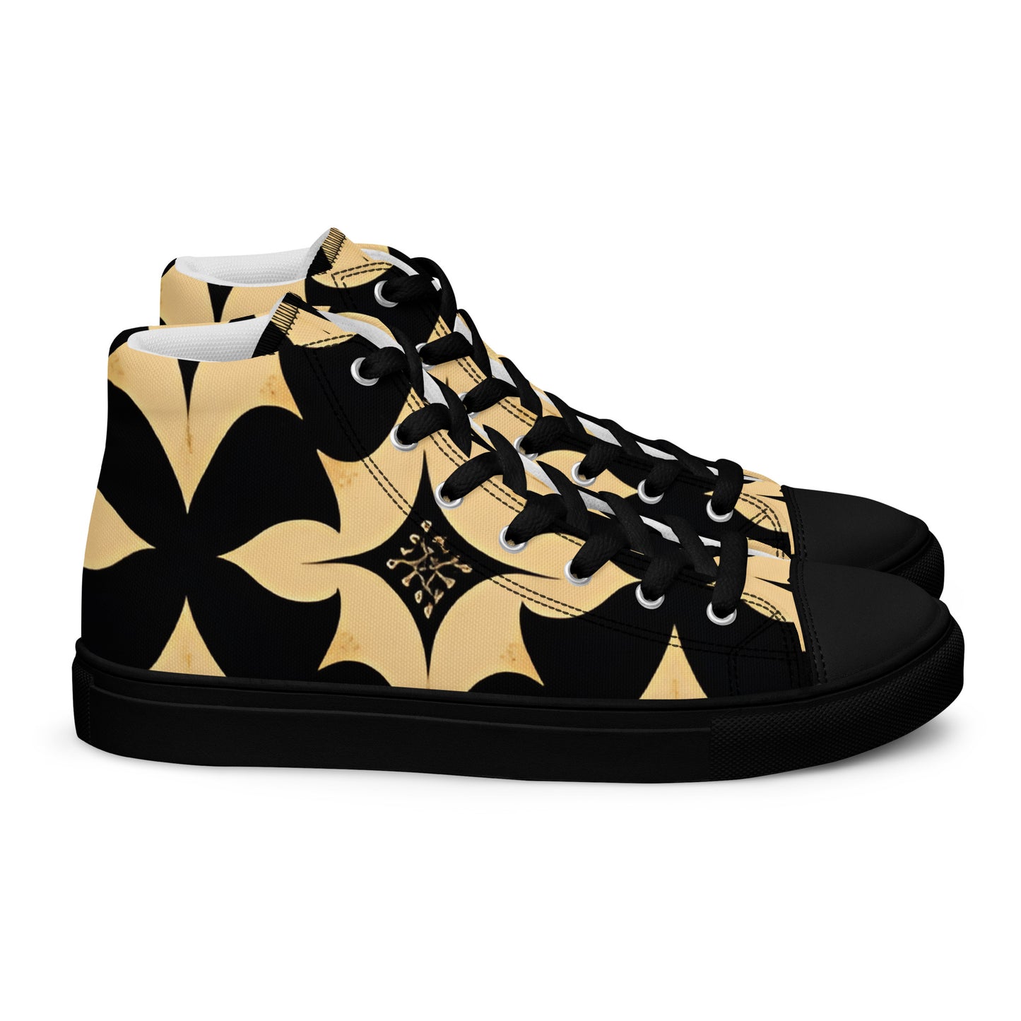 Men’s high top canvas shoes