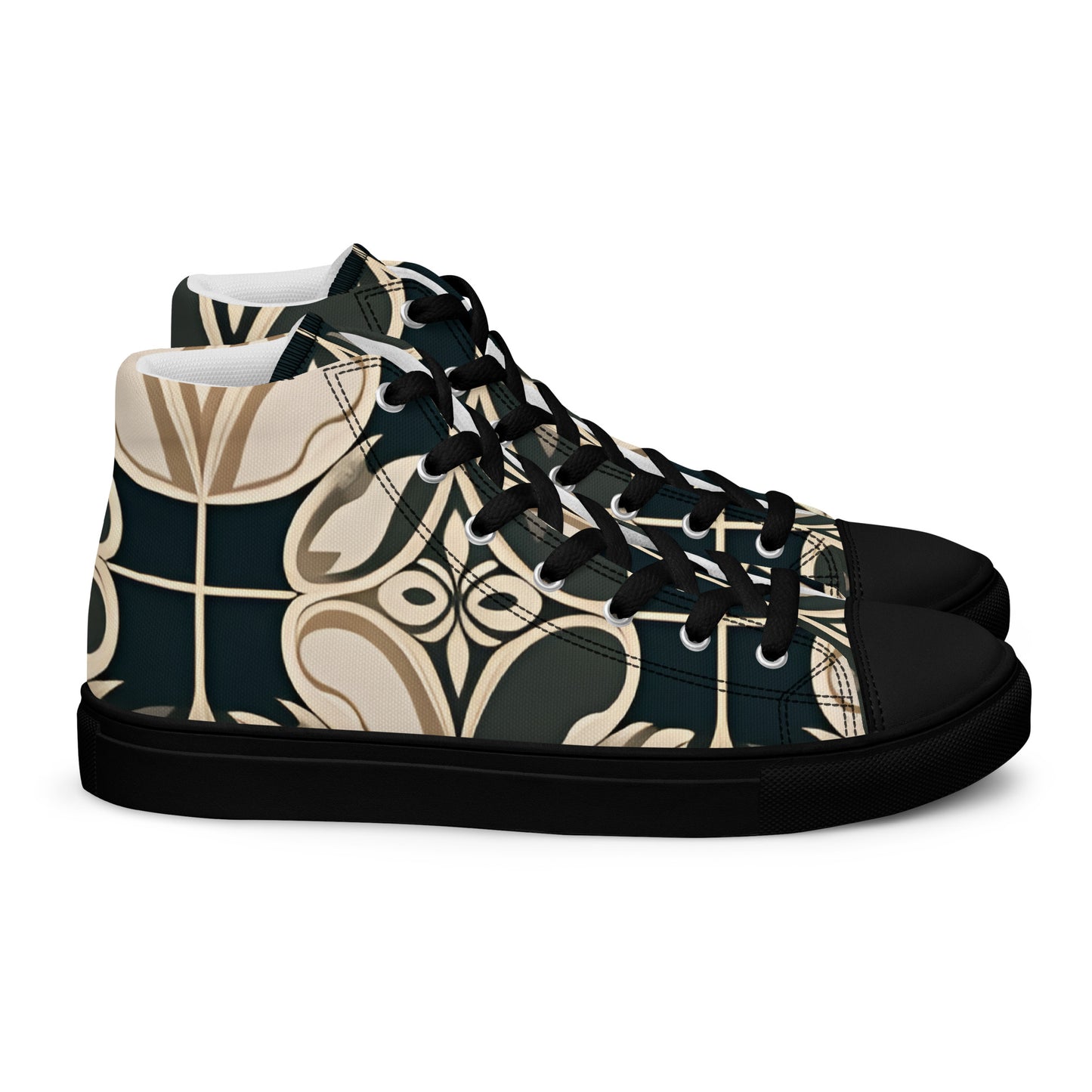 Men’s high top canvas shoes