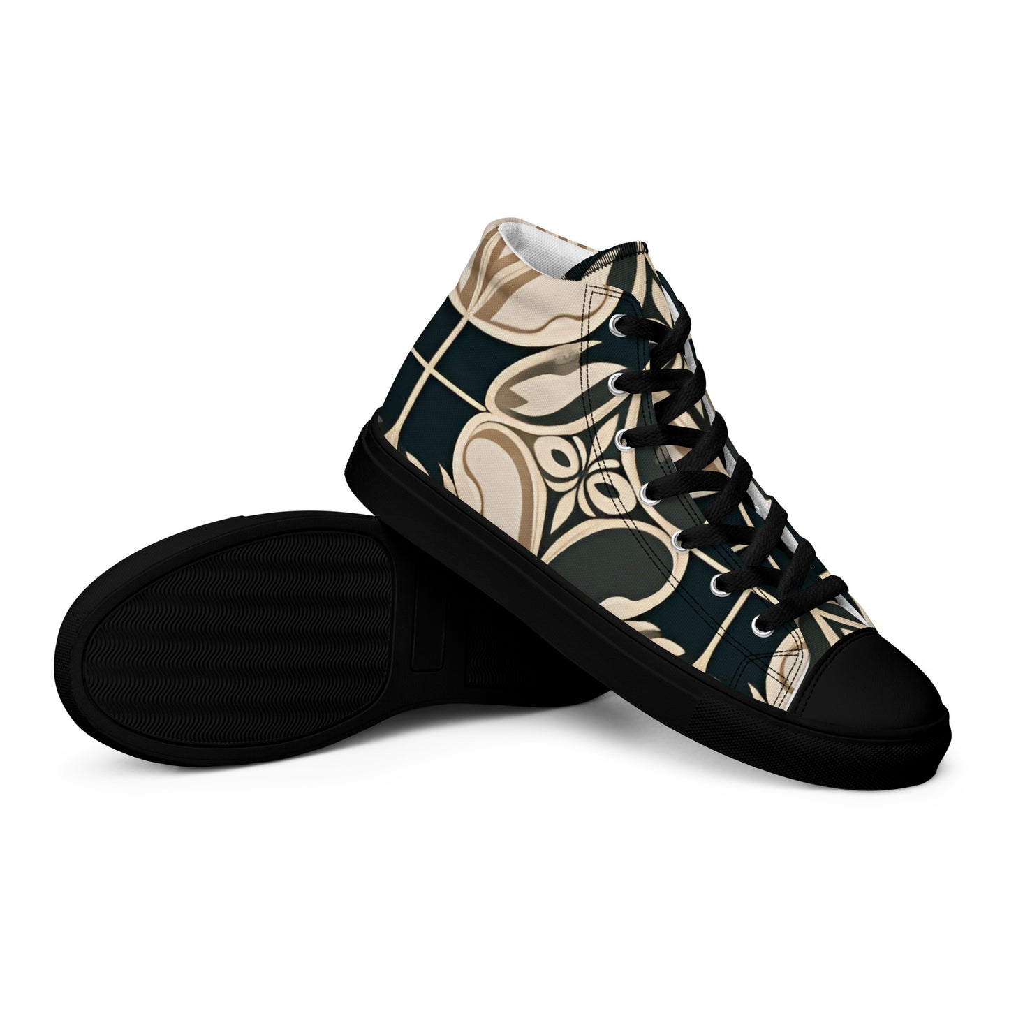 Men’s high top canvas shoes