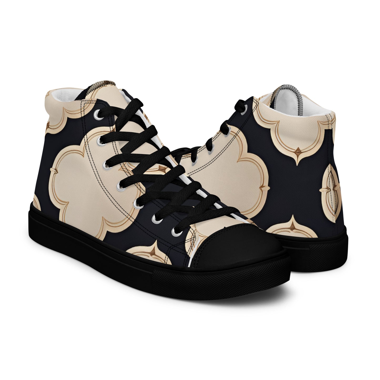 Men’s high top canvas shoes