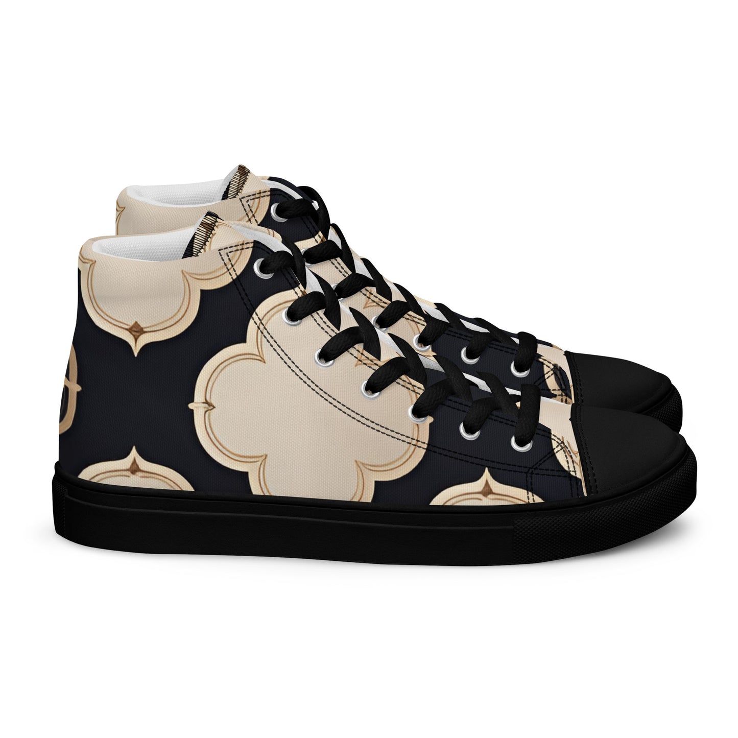 Men’s high top canvas shoes