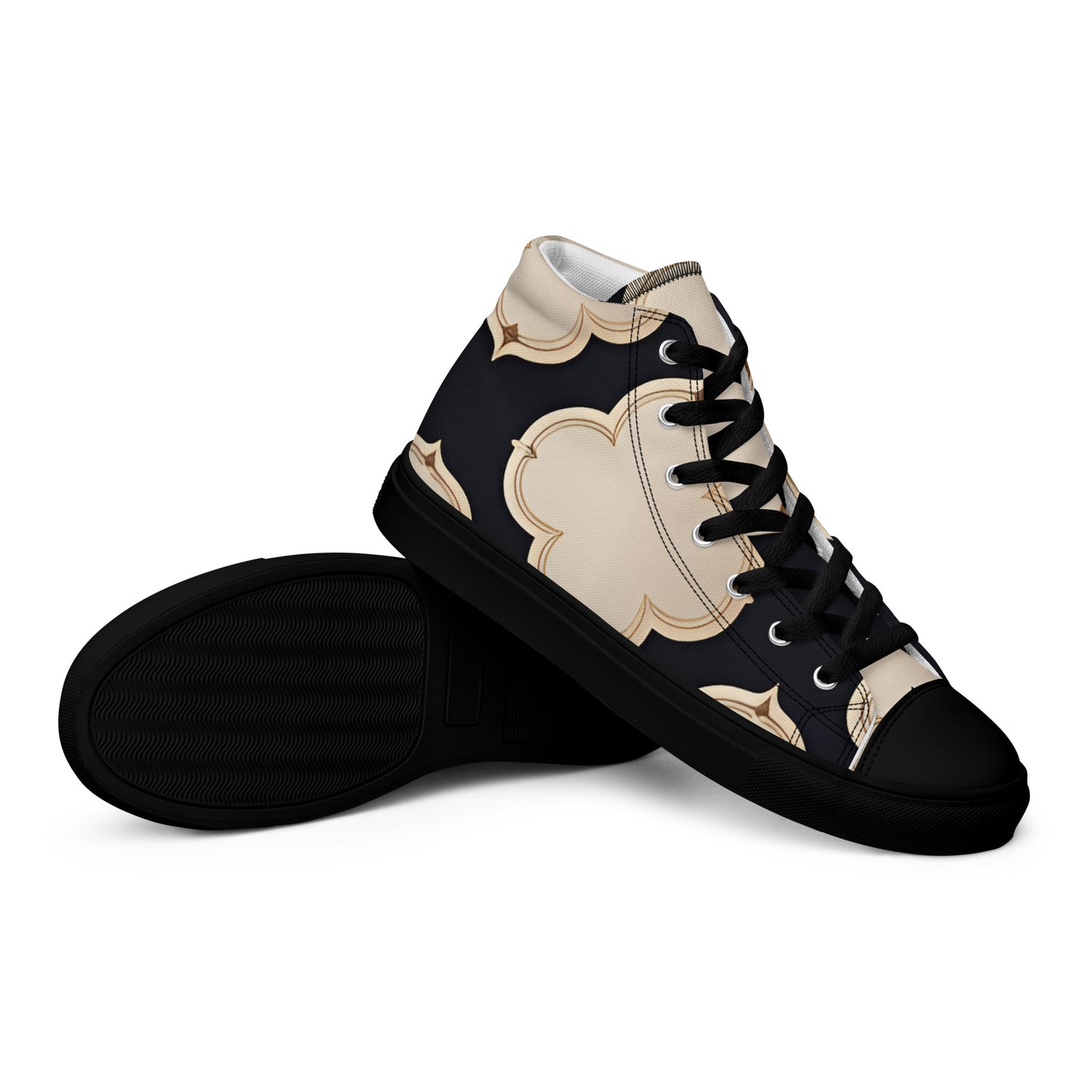 Men’s high top canvas shoes