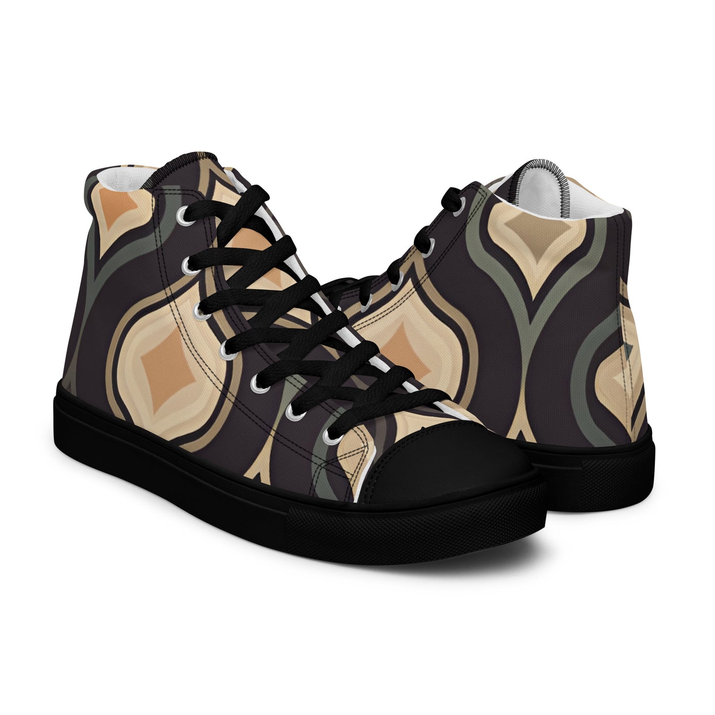 Men’s high top canvas shoes