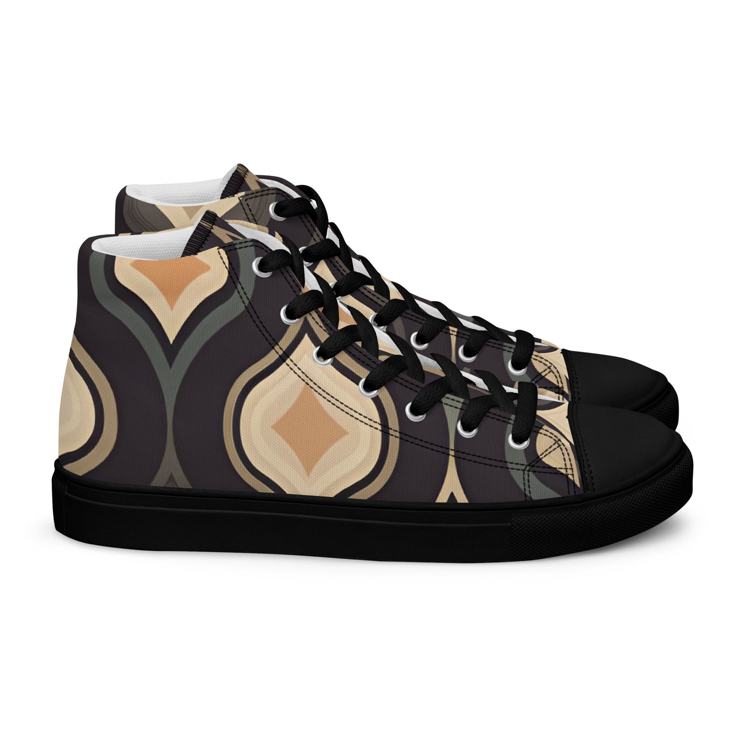 Men’s high top canvas shoes