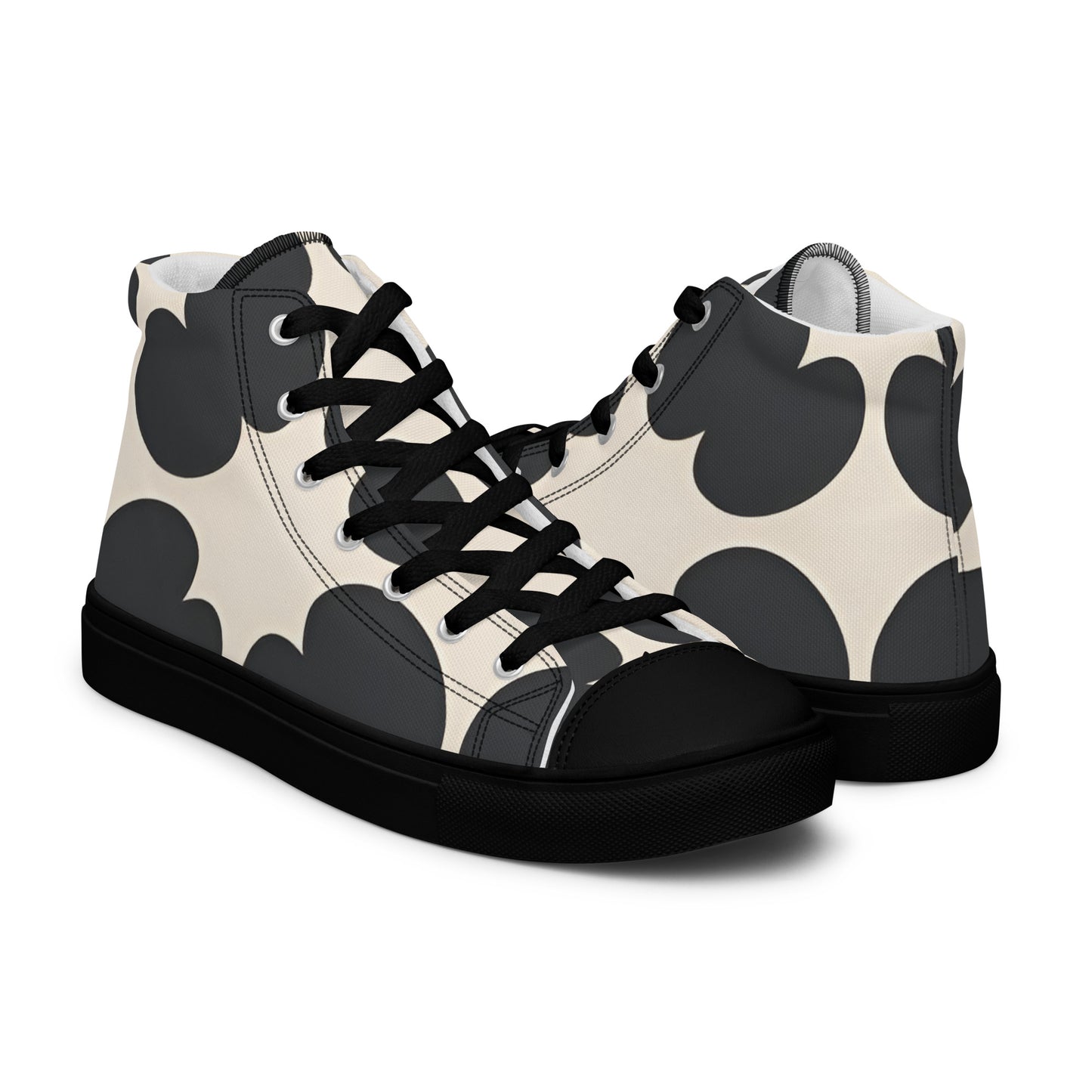 Men’s high top canvas shoes