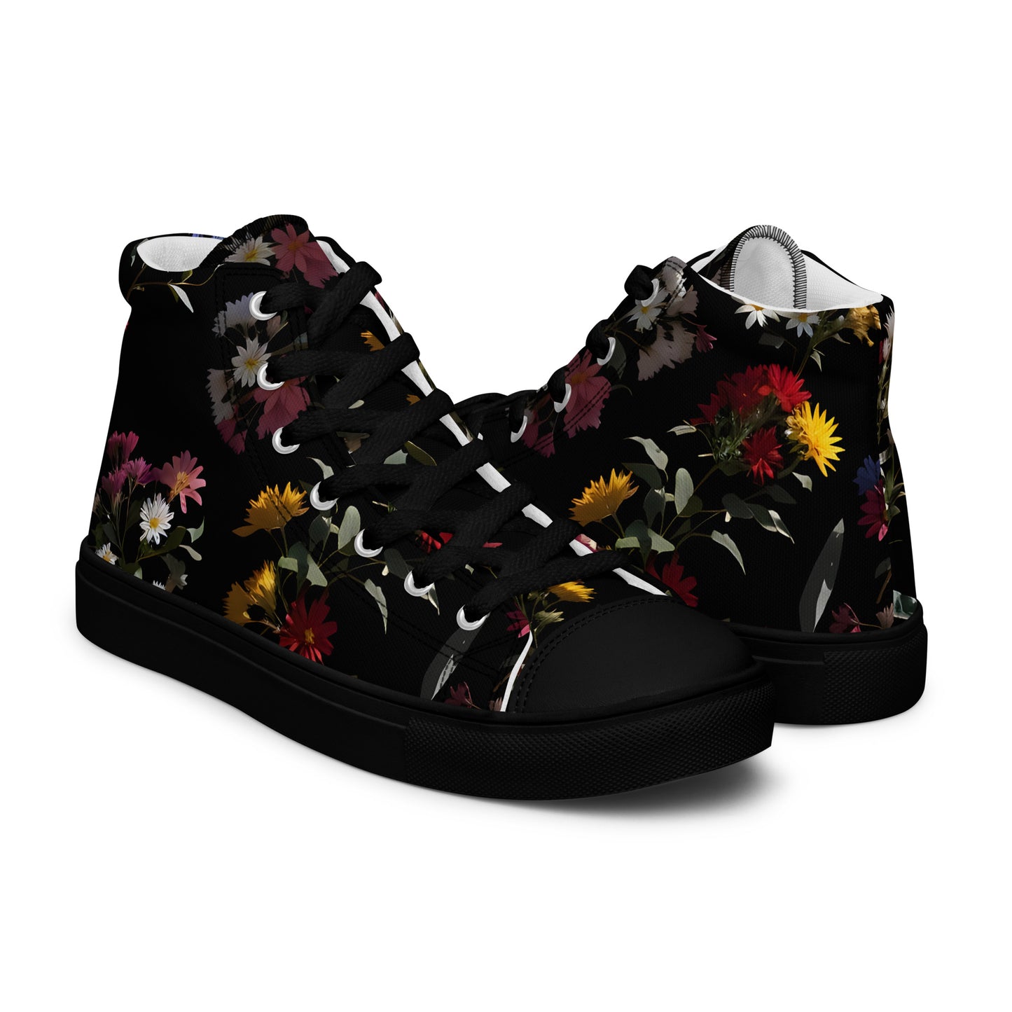 Men’s high top canvas shoes