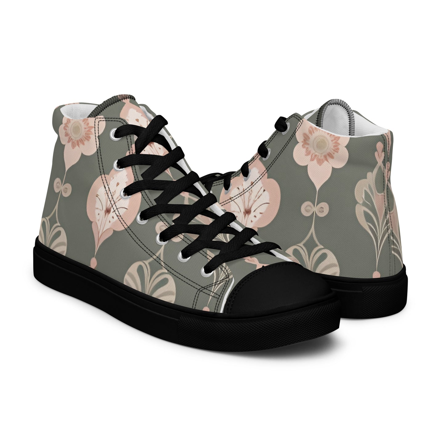 Men’s high top canvas shoes