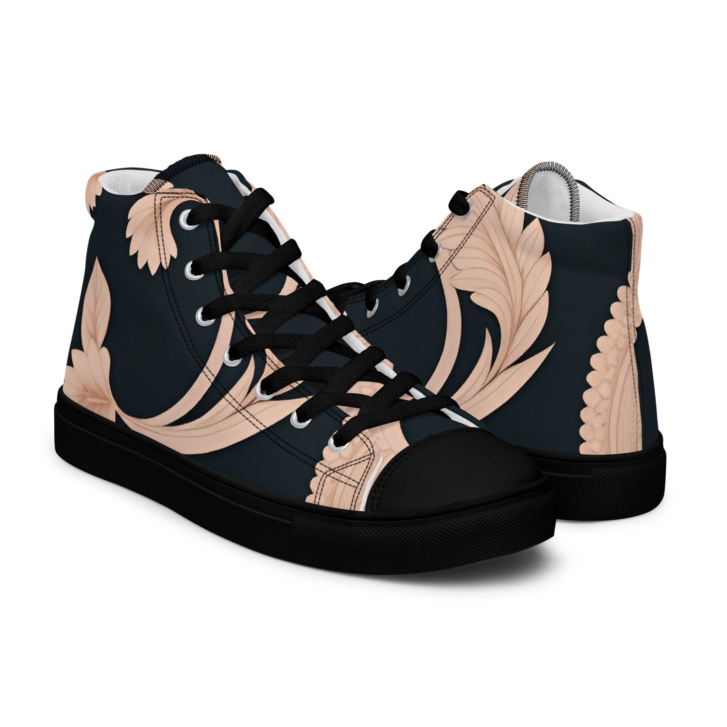 Men’s high top canvas shoes