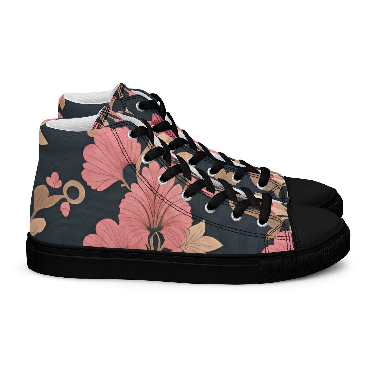 Men’s high top canvas shoes