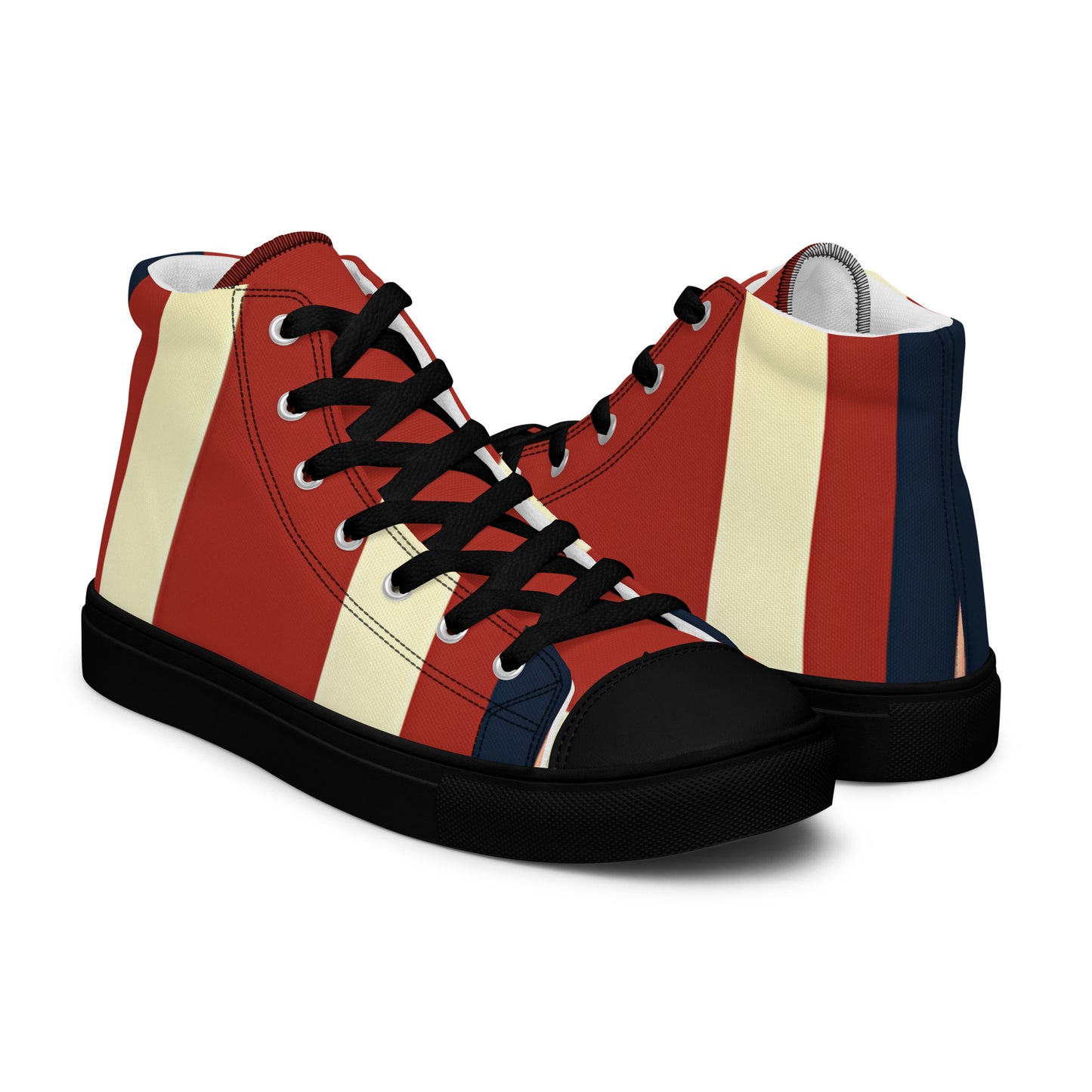 Men’s high top canvas shoes