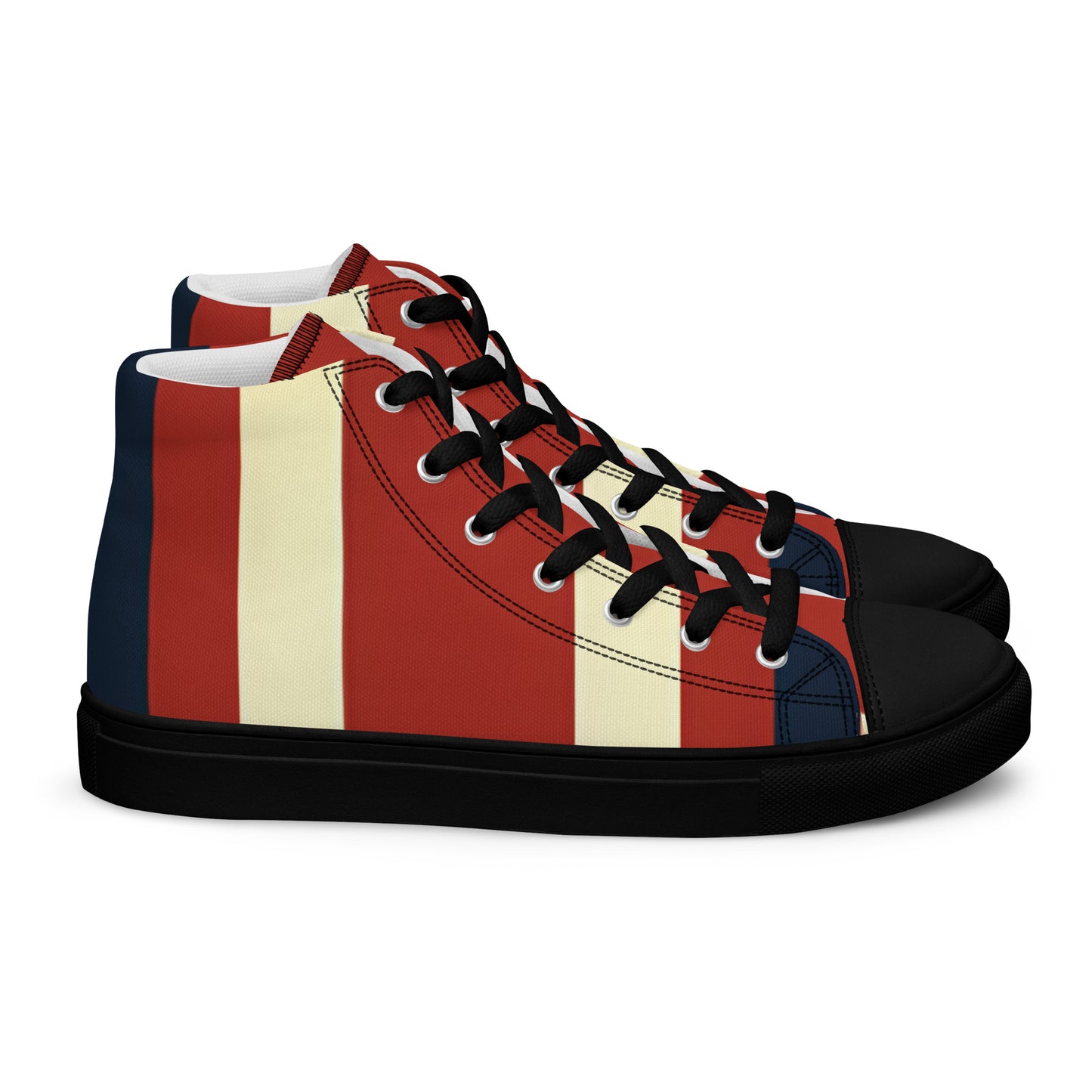 Men’s high top canvas shoes