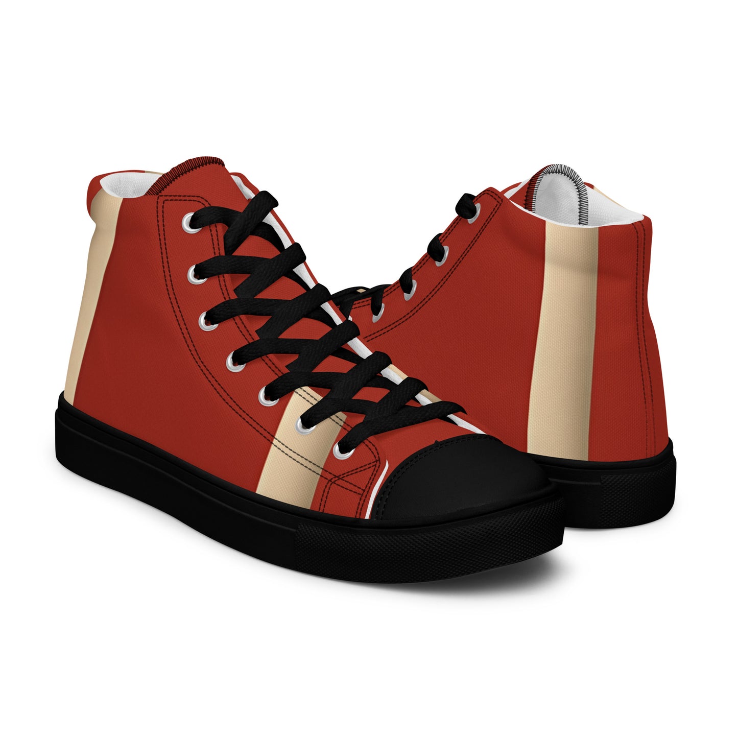 Men’s high top canvas shoes