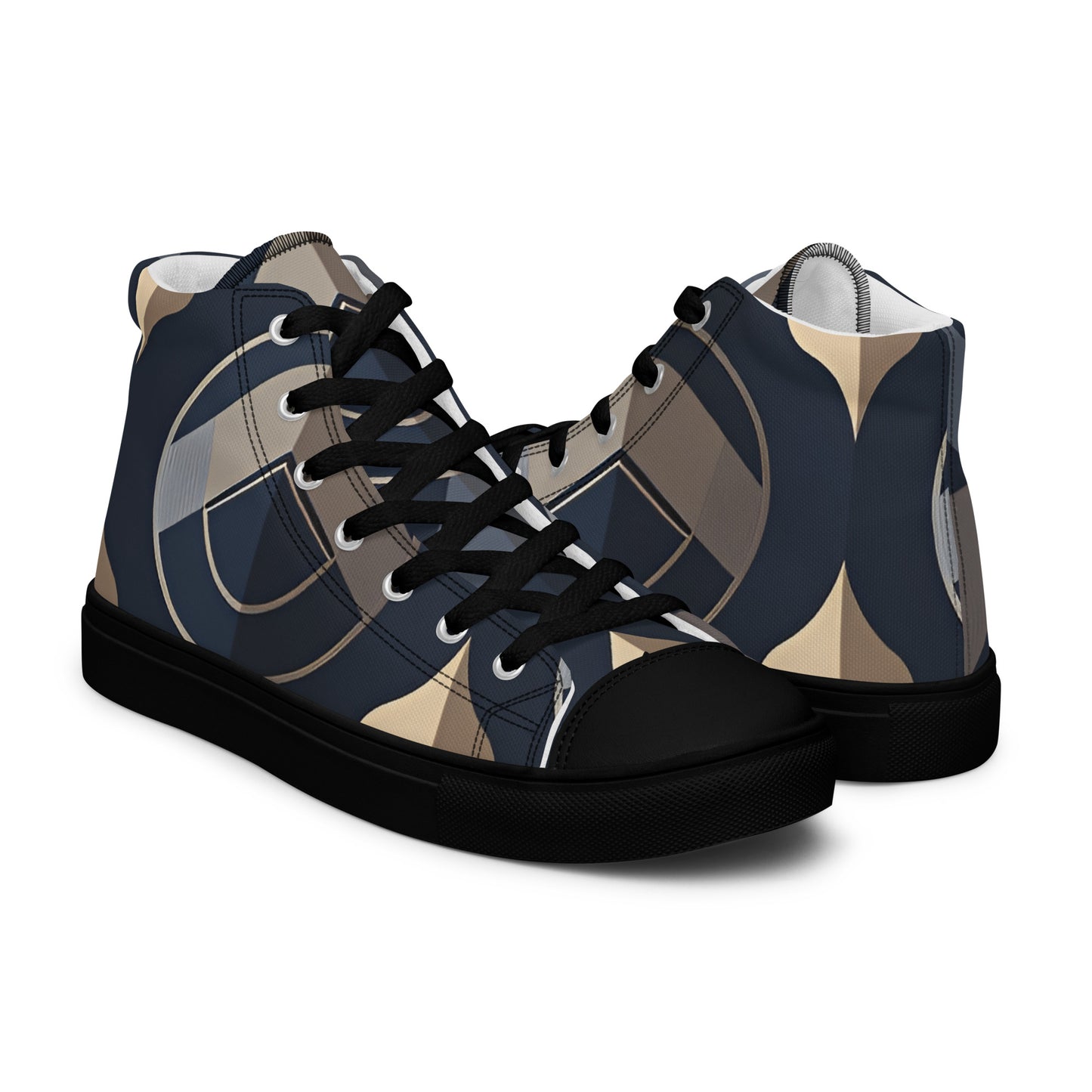 Men’s high top canvas shoes