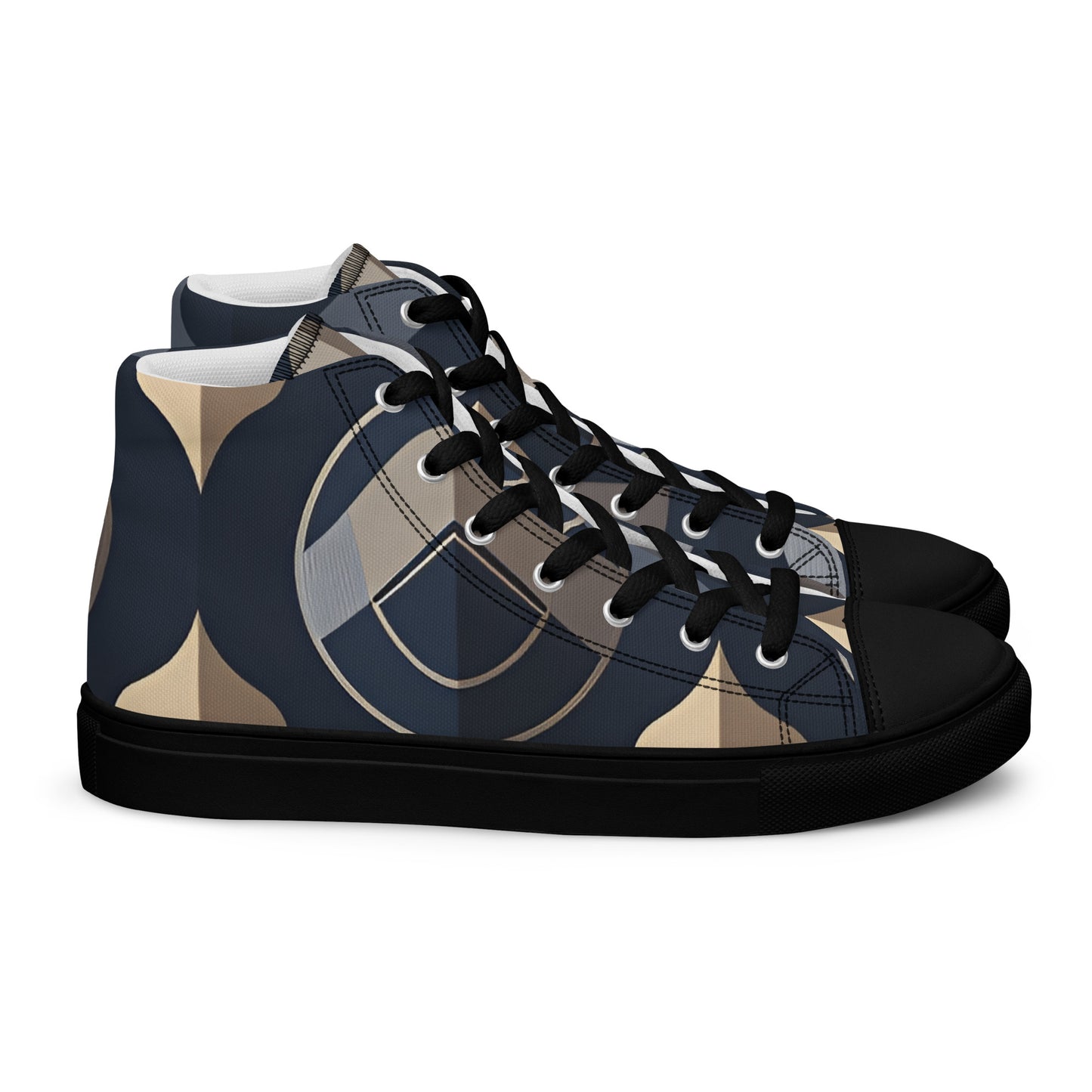 Men’s high top canvas shoes