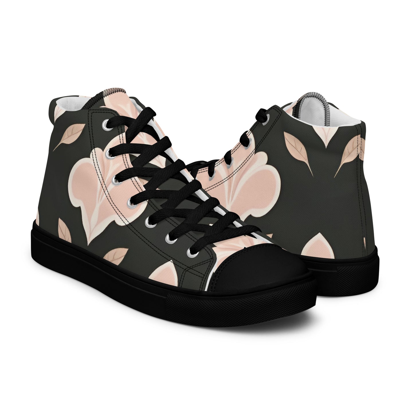 Men’s high top canvas shoes