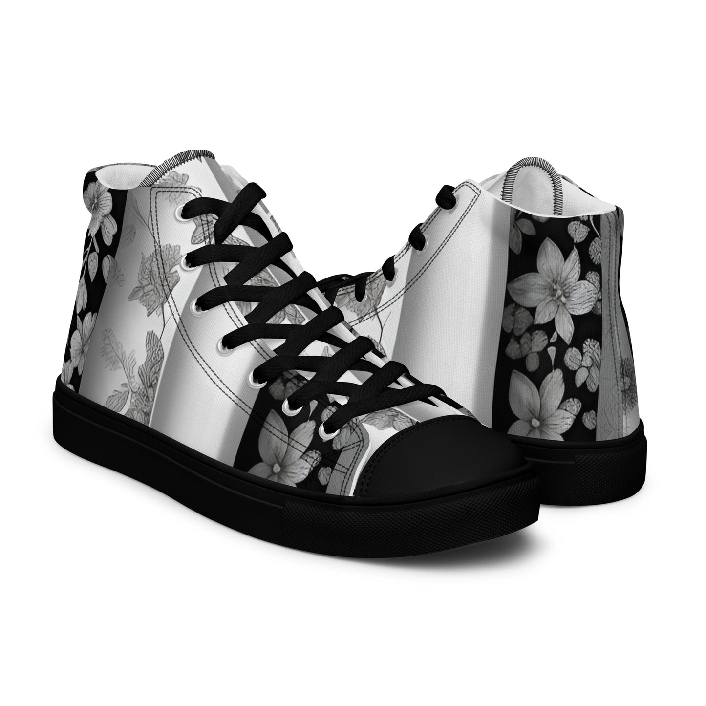 Men’s high top canvas shoes