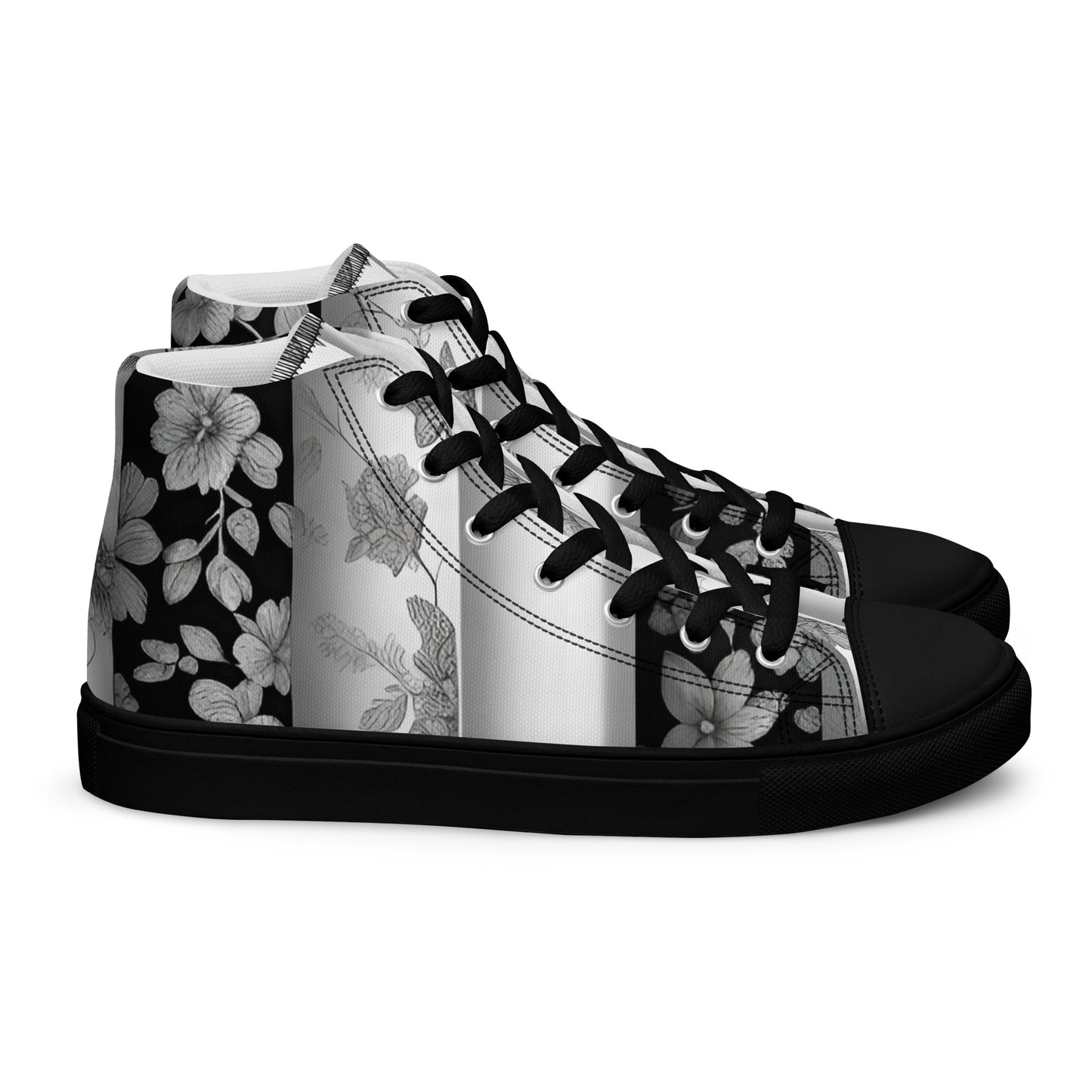 Men’s high top canvas shoes