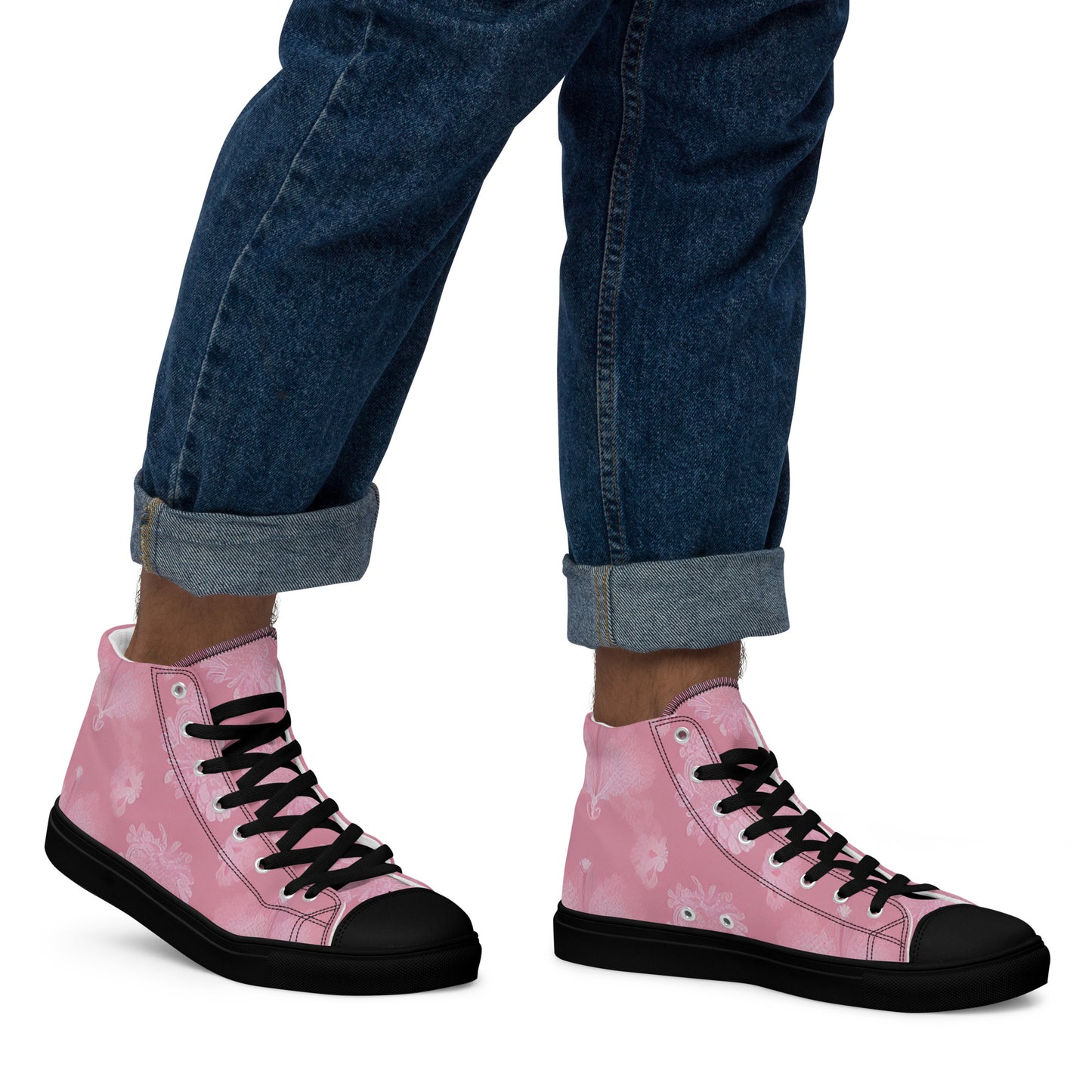 Men’s high top canvas shoes