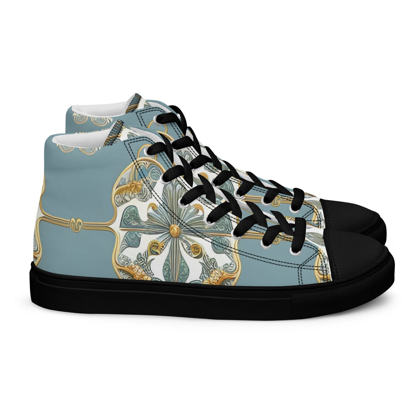 Men’s high top canvas shoes