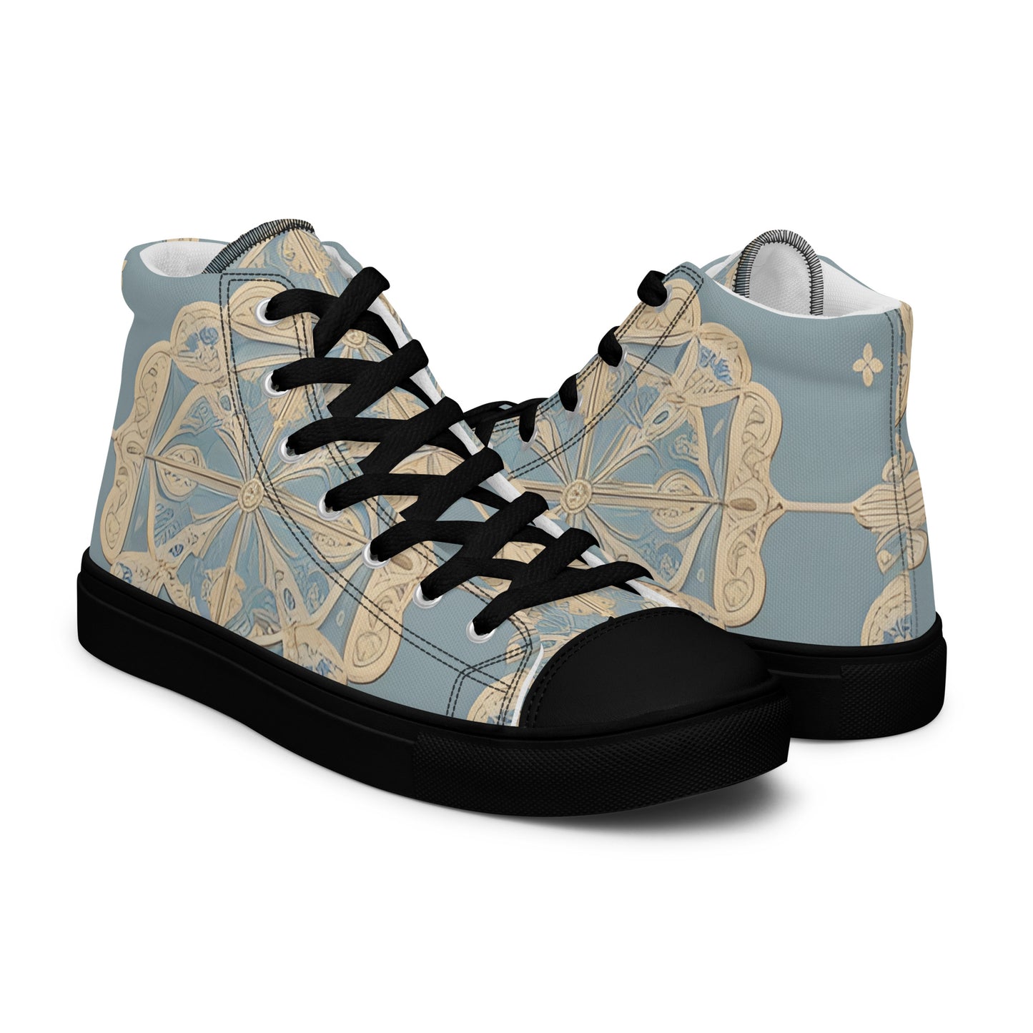 Men’s high top canvas shoes