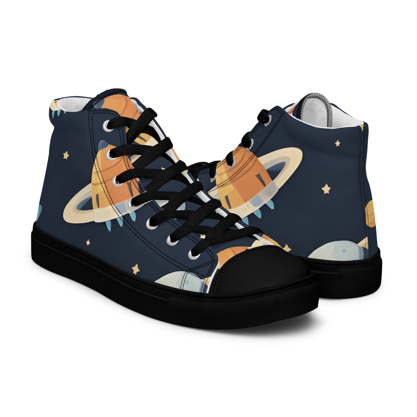 Men’s high top canvas shoes