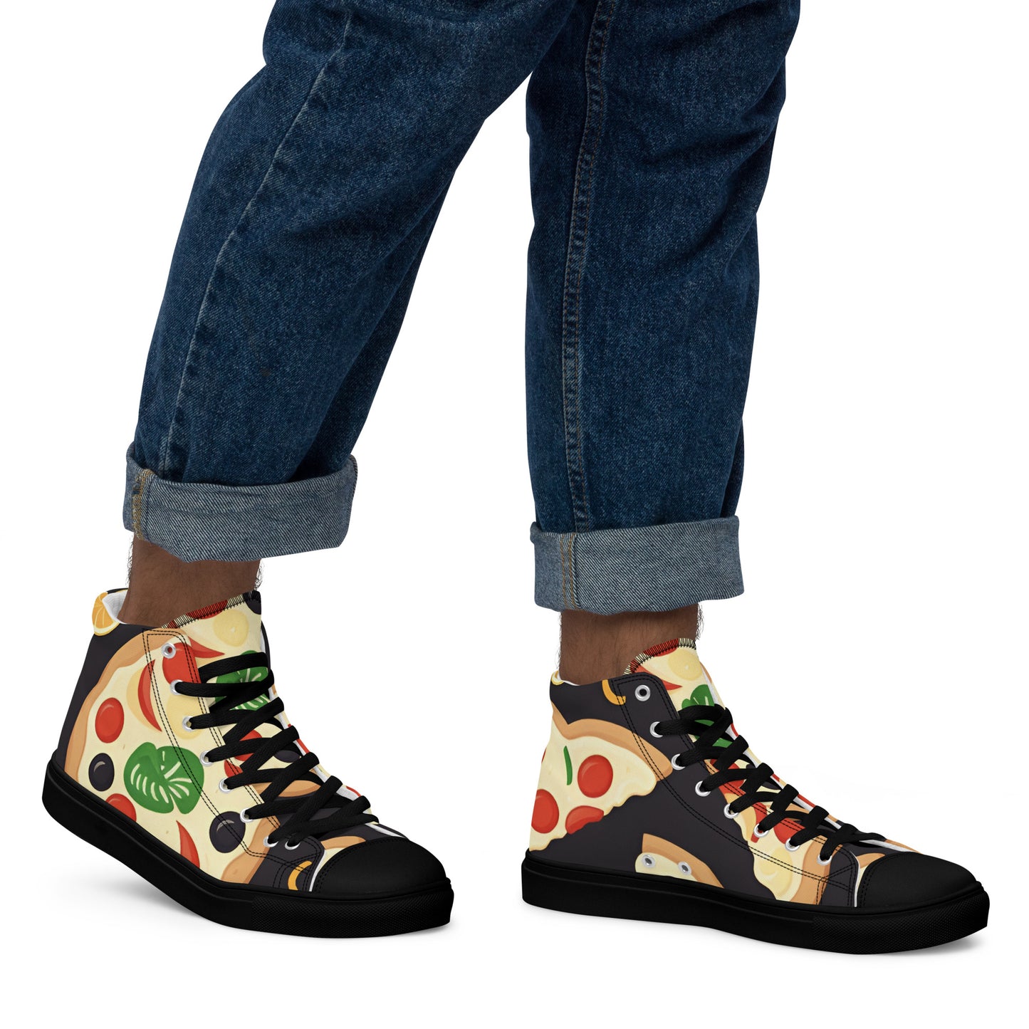 Men’s high top canvas shoes