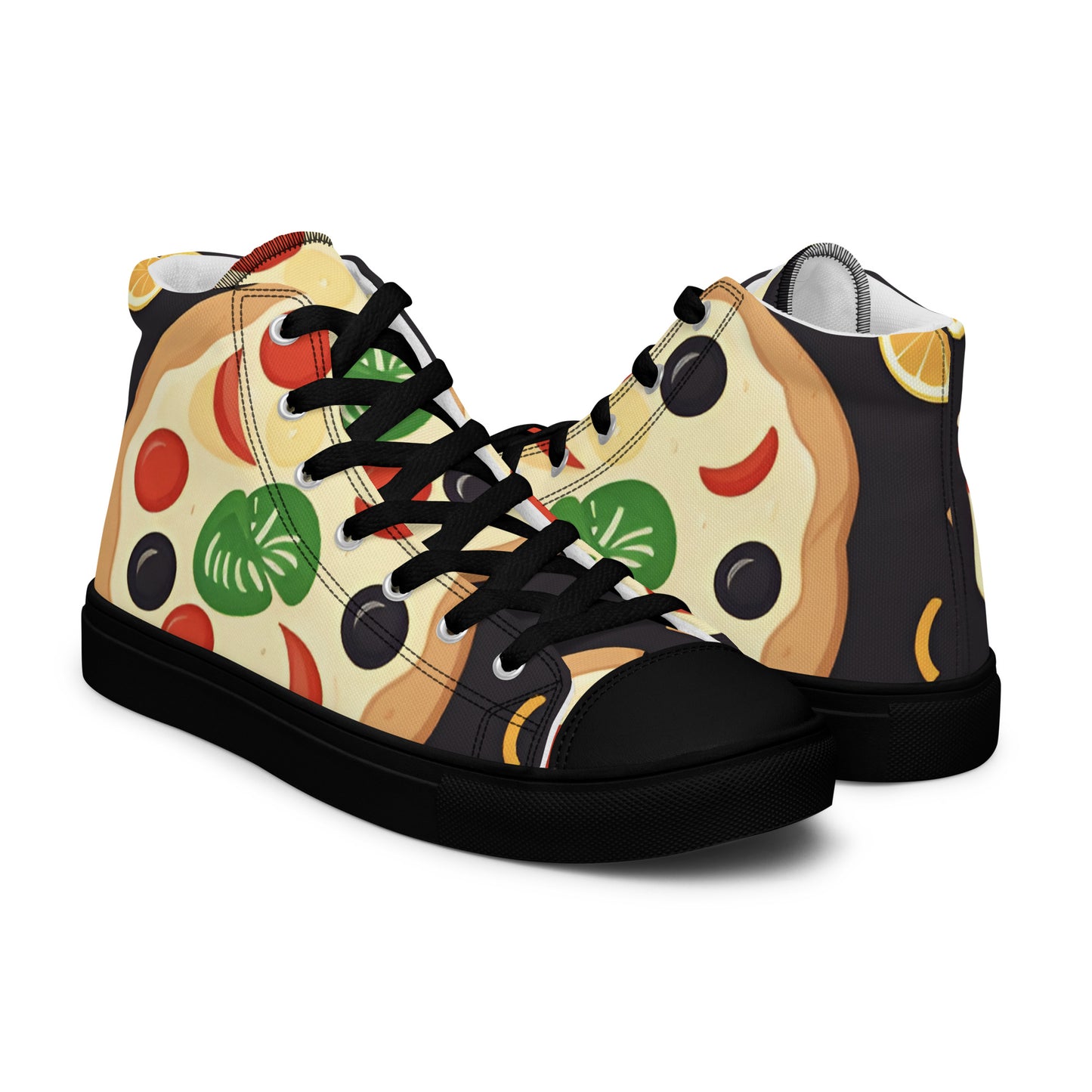 Men’s high top canvas shoes