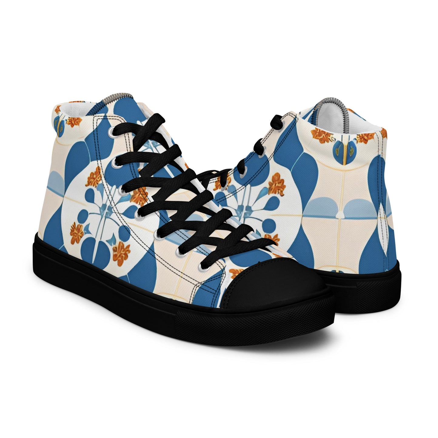 Men’s high top canvas shoes