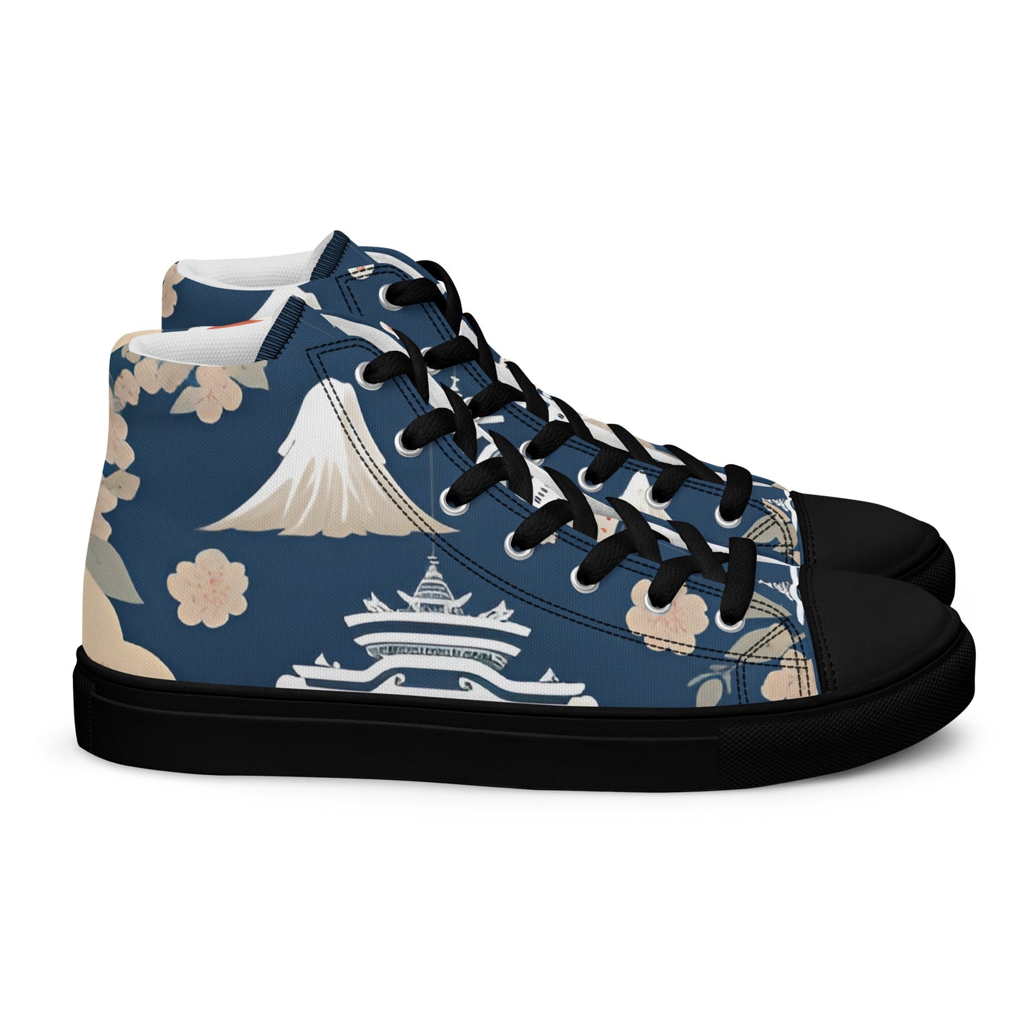 Men’s high top canvas shoes