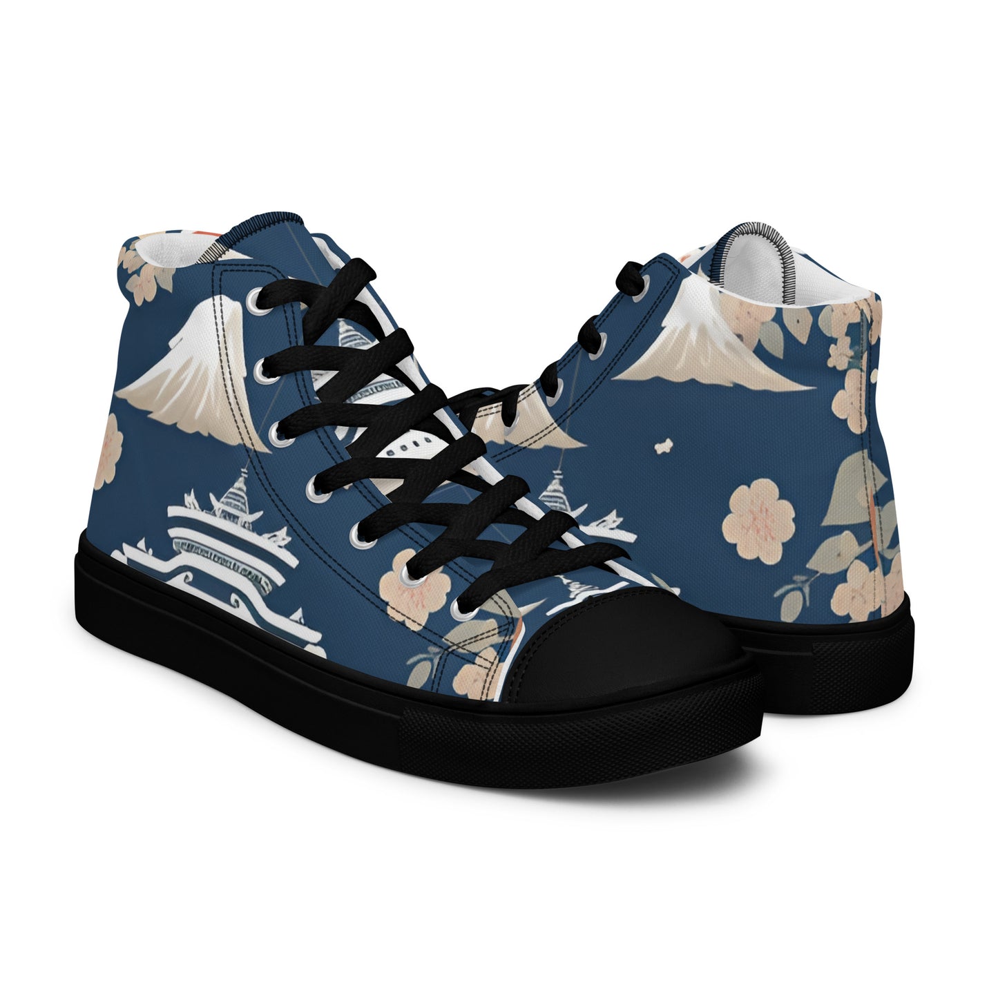 Men’s high top canvas shoes