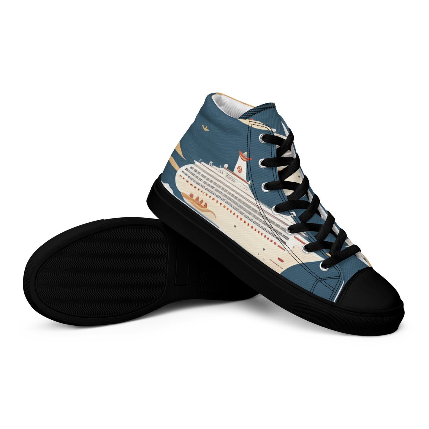 Men’s high top canvas shoes