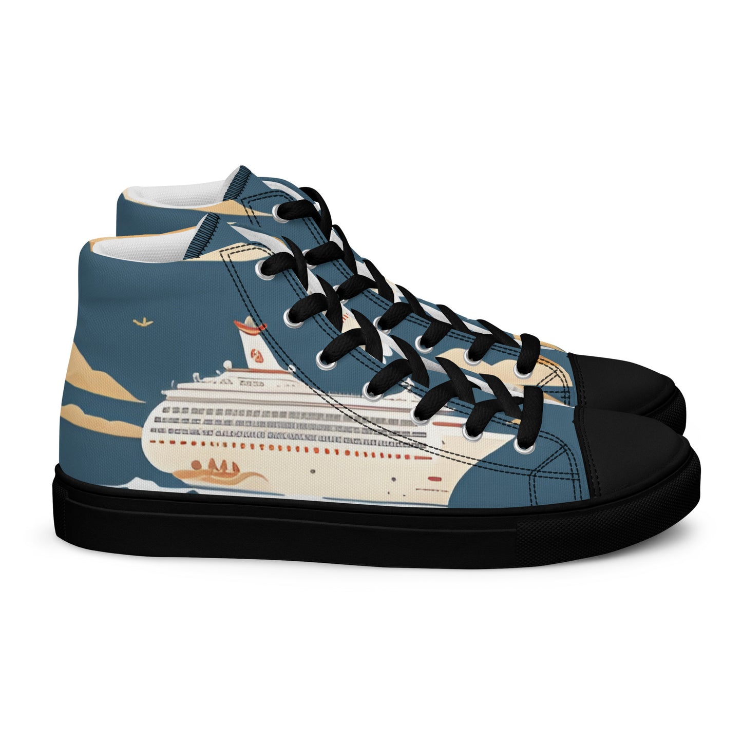 Men’s high top canvas shoes