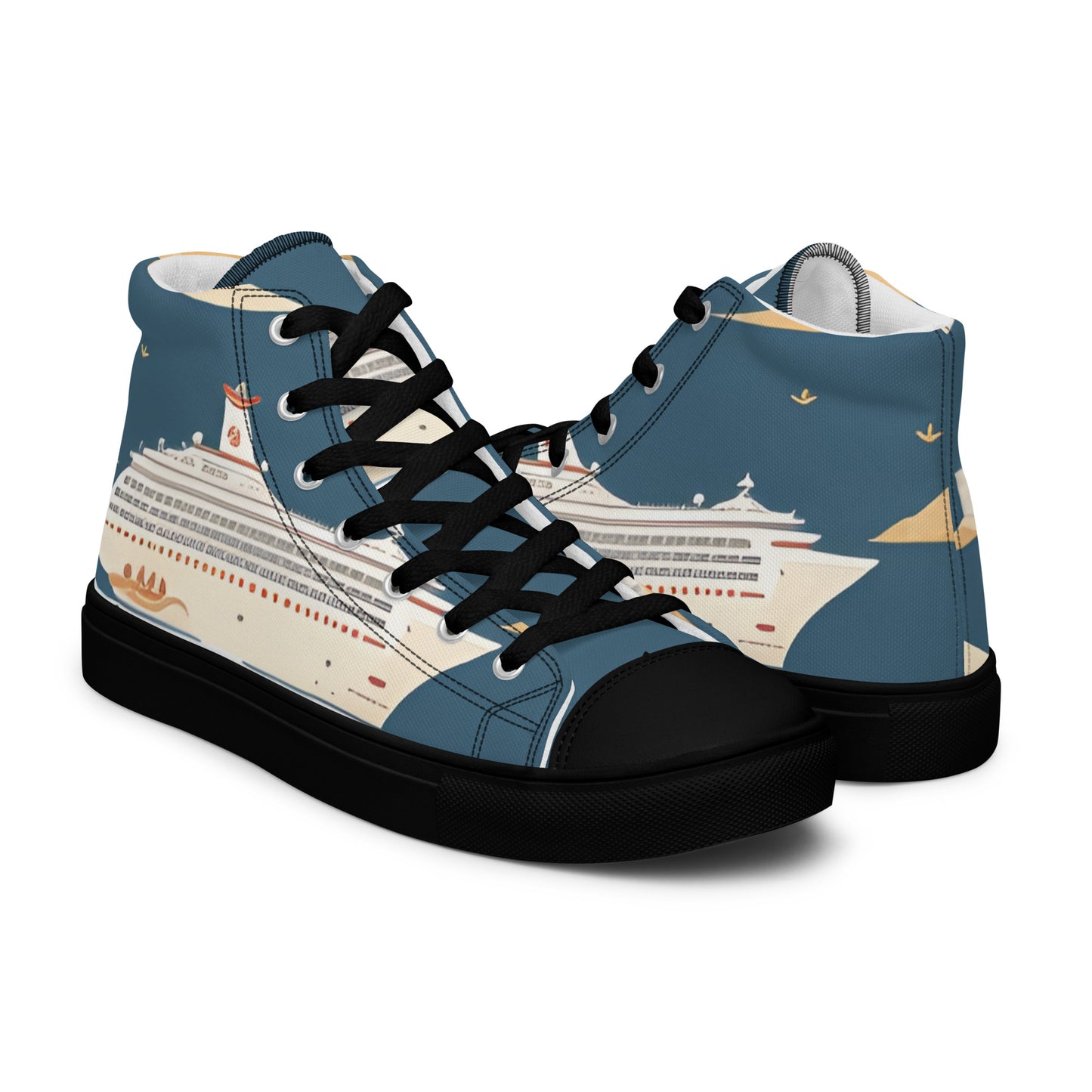 Men’s high top canvas shoes