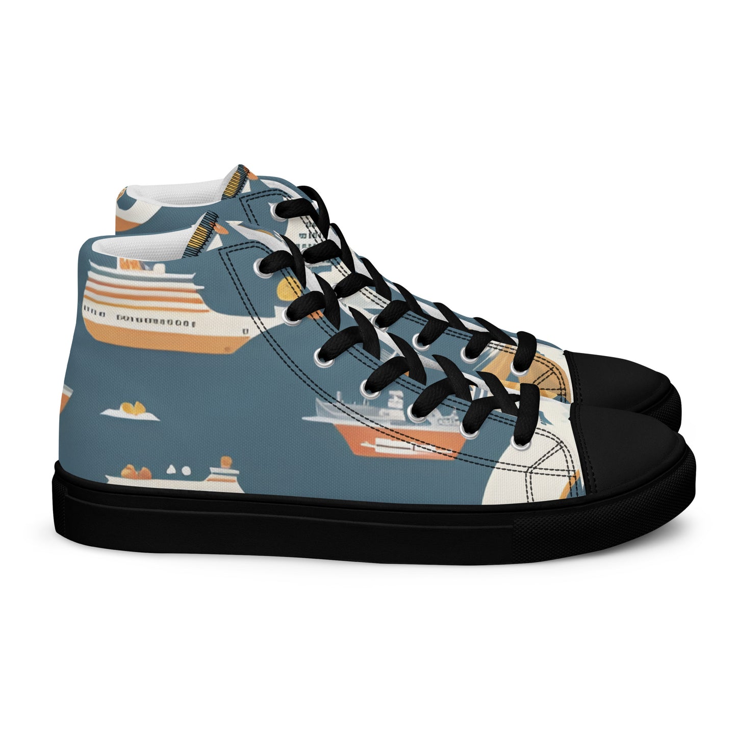 Men’s high top canvas shoes
