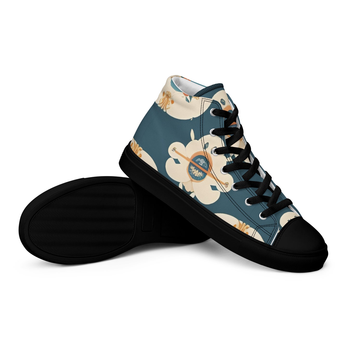 Men’s high top canvas shoes