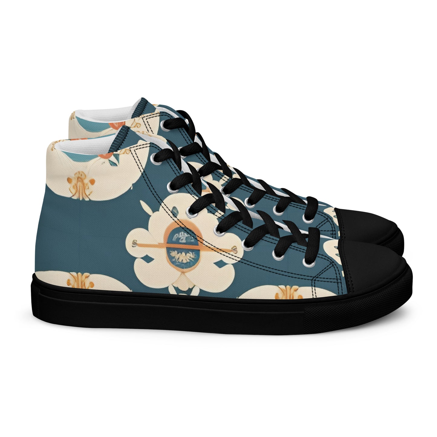 Men’s high top canvas shoes