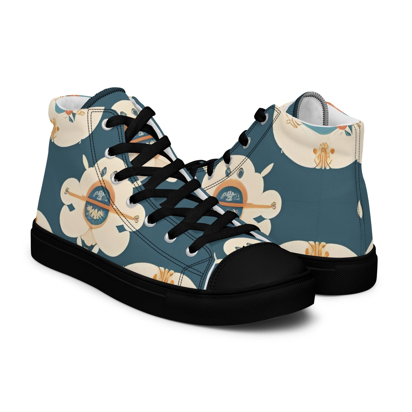 Men’s high top canvas shoes