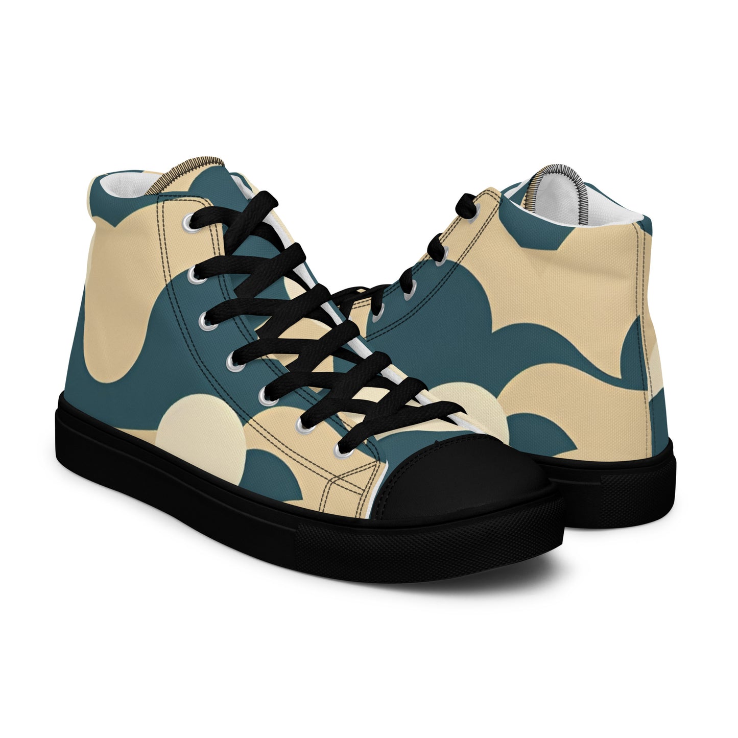 Men’s high top canvas shoes