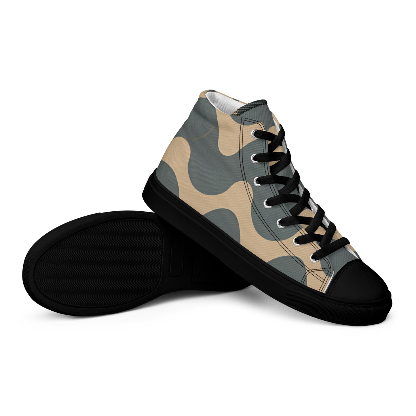 Men’s high top canvas shoes